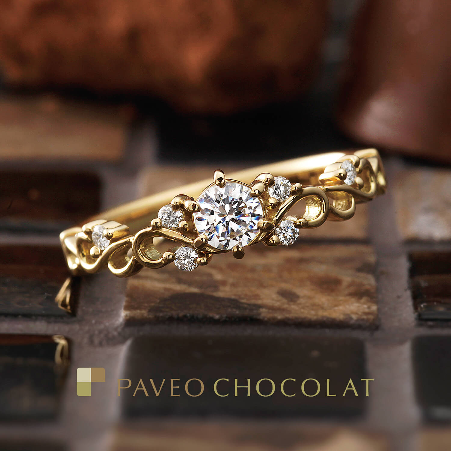 PAVEOCHOCOLATパヴェオショコラの婚約指輪ESPOIRエスポワール