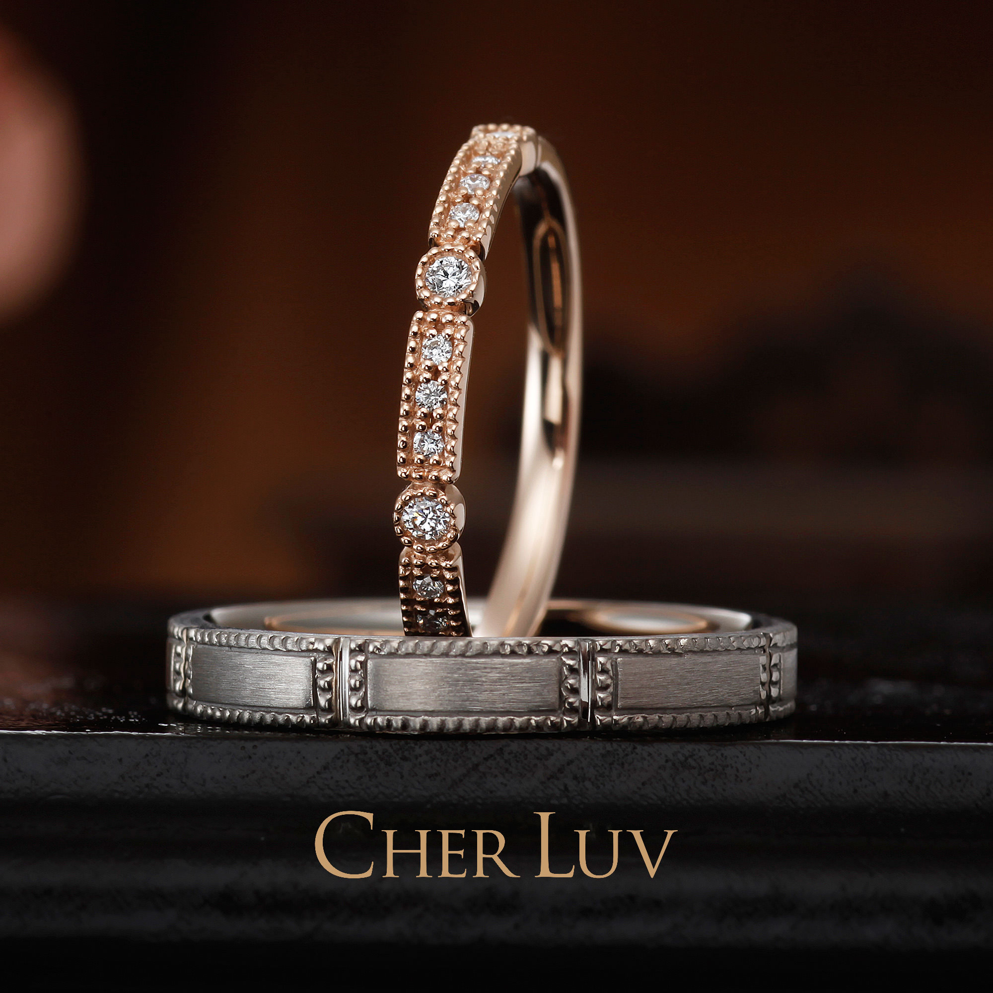 CHER LUV シェールラブの結婚指輪マリッジリングのRANUNCULUSラナンキュラス