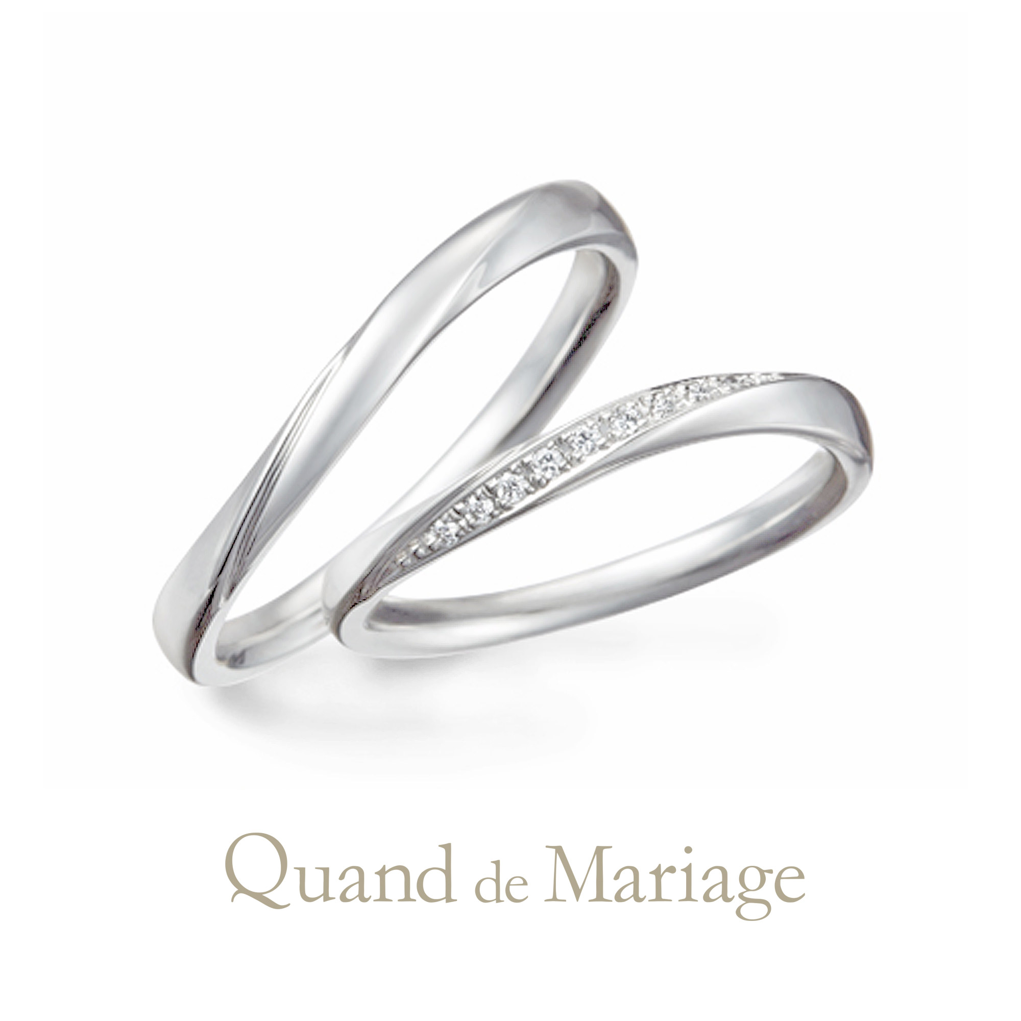 Quand de Mariage クワンドマリアージュの結婚指輪でマリッジリングToujours ensemble トゥジュール アンサンブル