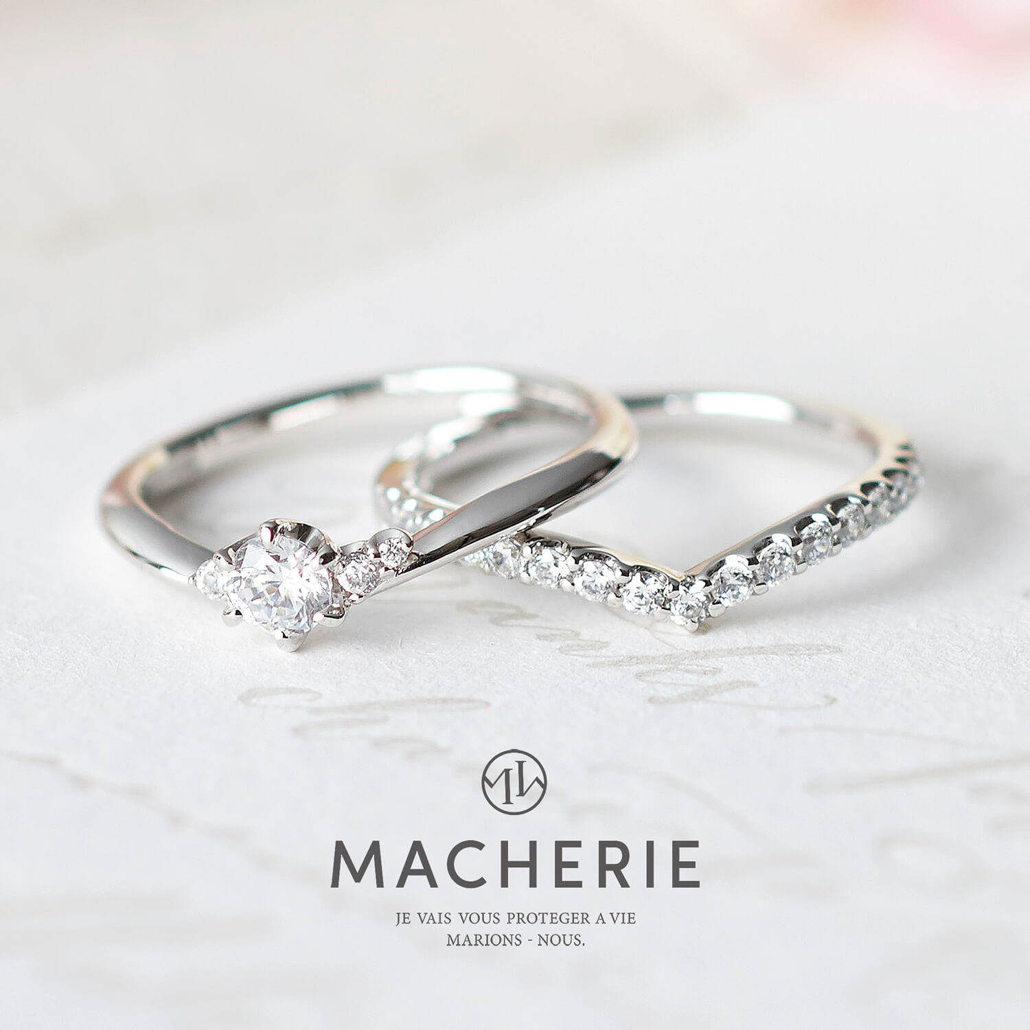 MACHERIEマシェリの婚約指輪と結婚指輪libleリーブル