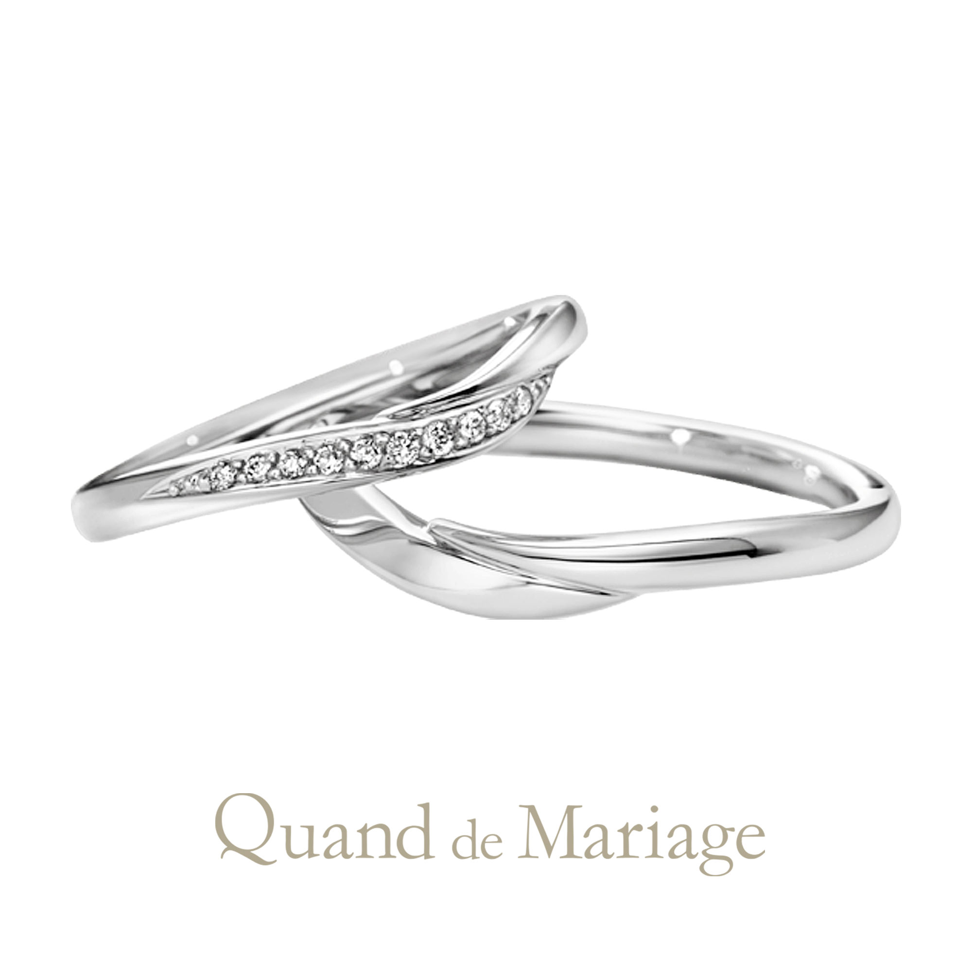 Quand de Mariageクワンドゥマリアージュの結婚指輪でマリッジリングのAilesエール