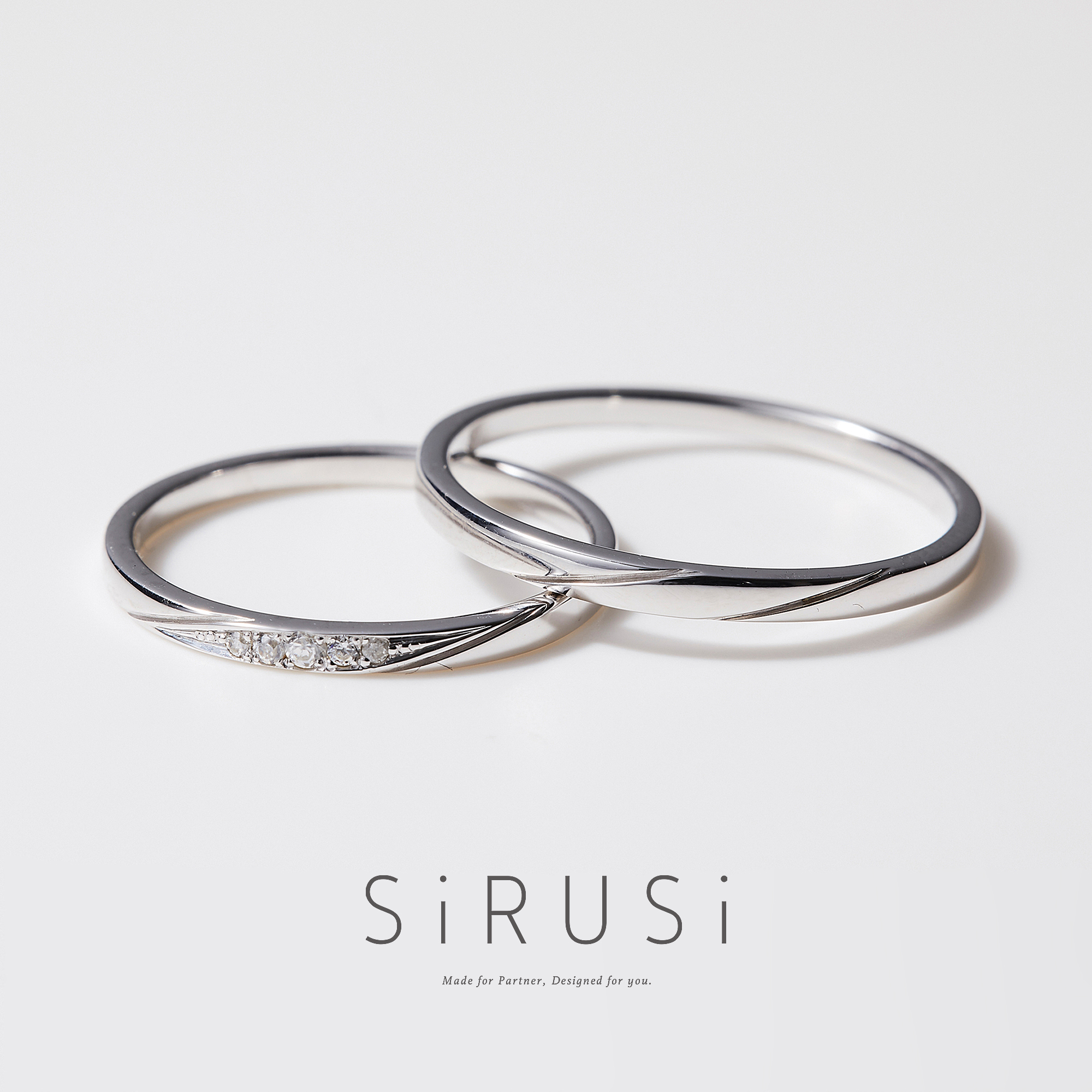 SiRUSiシルシのシンプルな結婚指輪