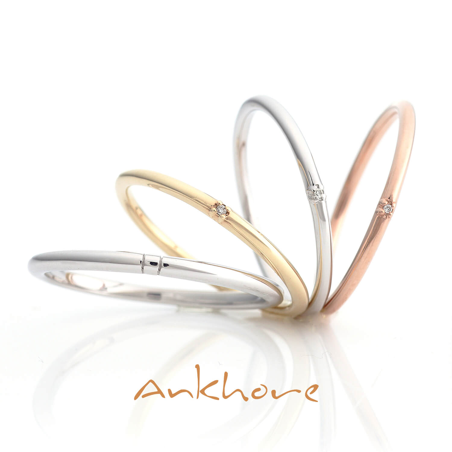 Ankhoreアンクオーレの結婚指輪FOSSETTAフォセッタ