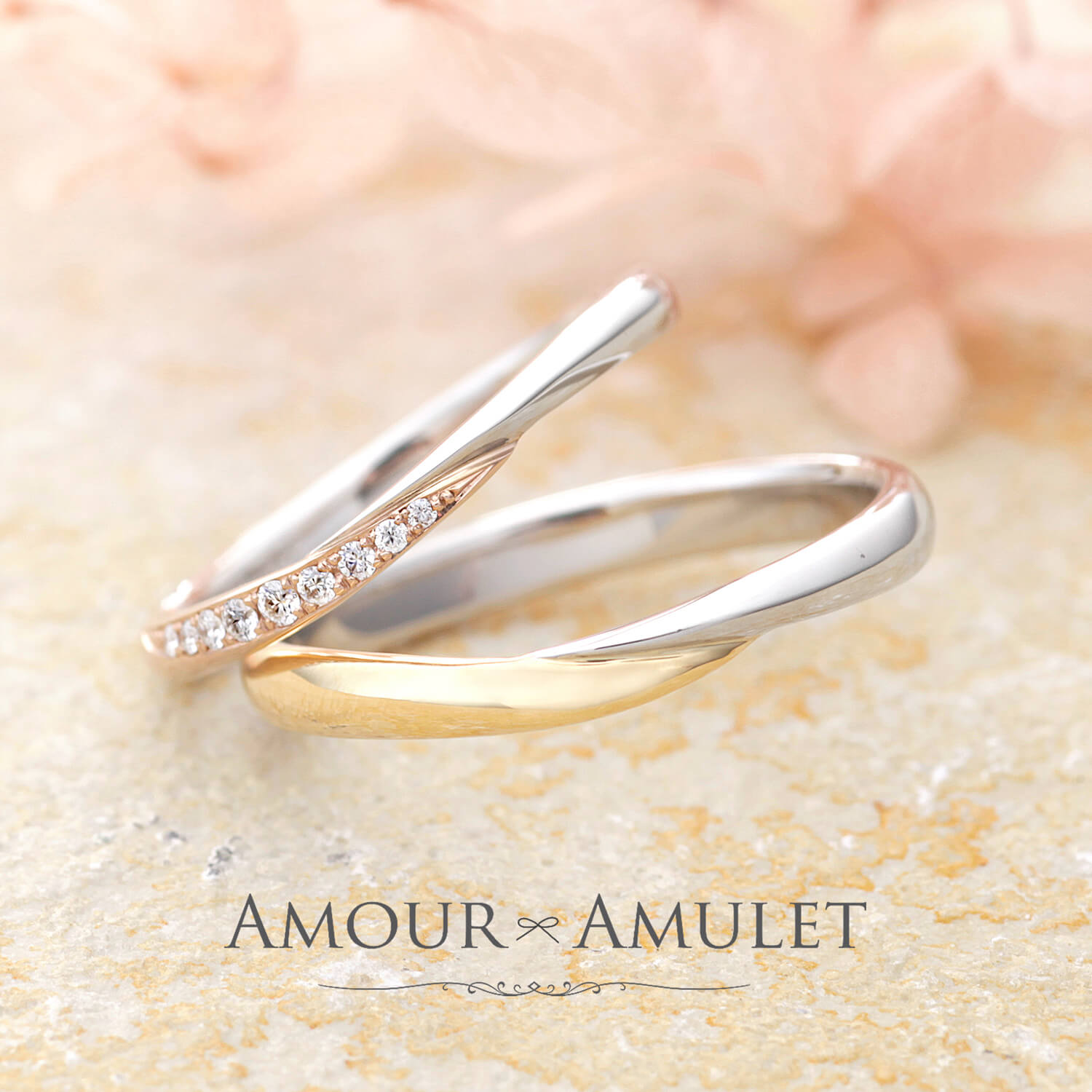 AMOURAMULETアムールアミュレットの結婚指輪LUMIEREルミエール