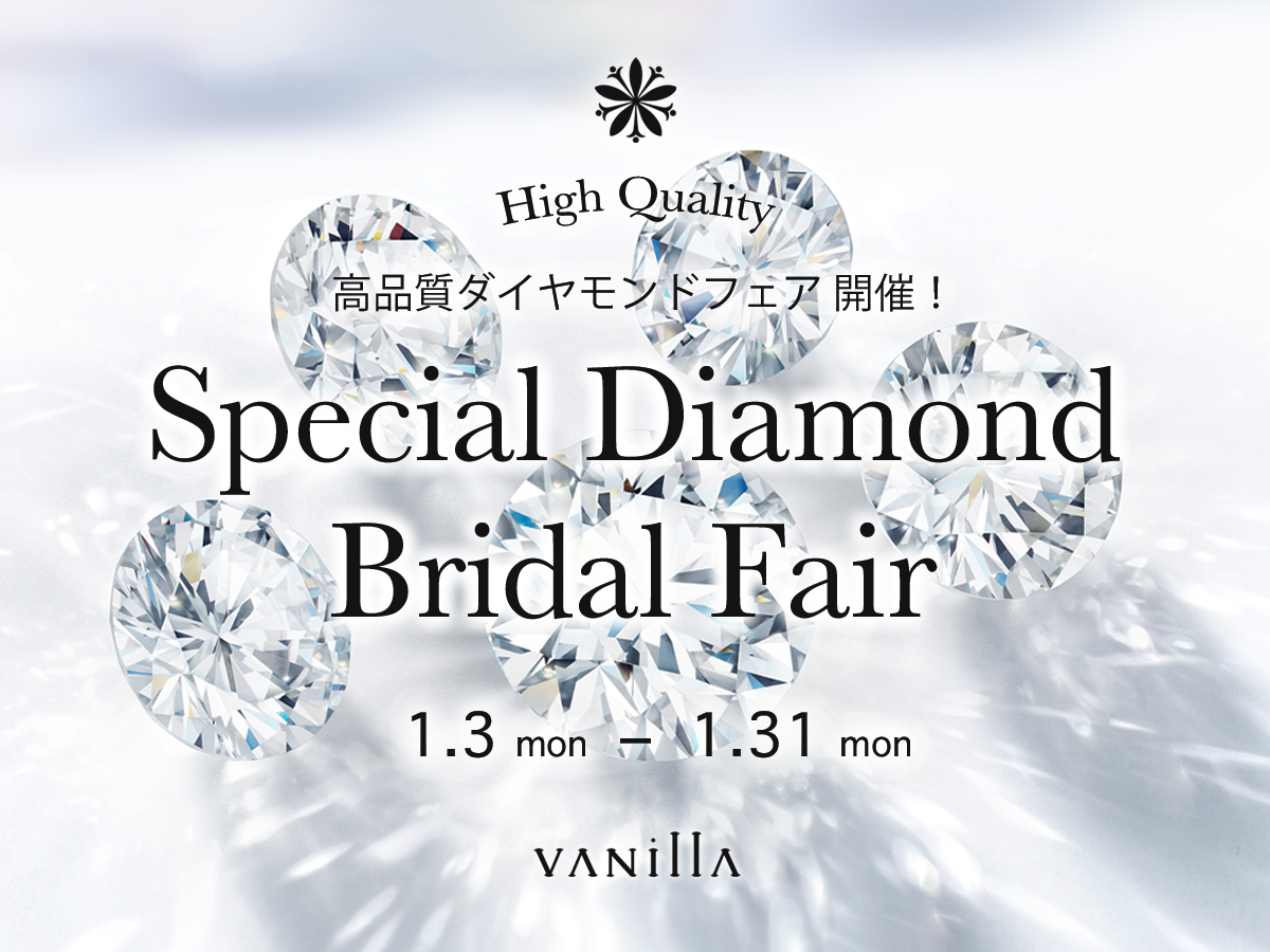広島県広島広島市福山福山市のVANillAヴァニラの婚約指輪エンゲージリングと結婚指輪マリッジリングの高品質ダイヤモンドスペシャルダイヤモンドブライダルフェア