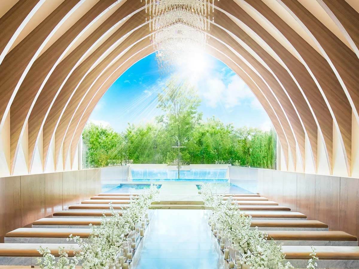 広島市の結婚式場アーククラブ迎賓館広島のチャペル