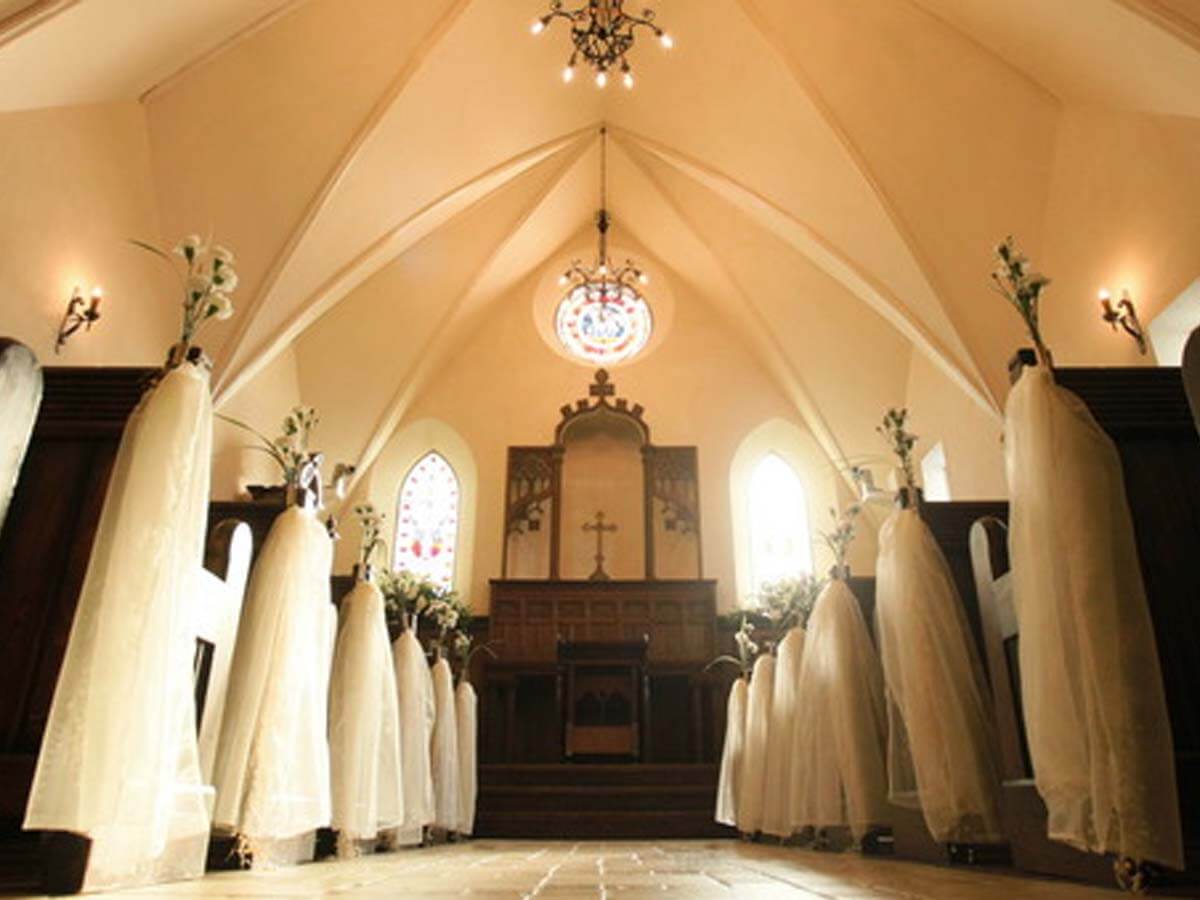 広島市の結婚式場リーベリアのチャペル