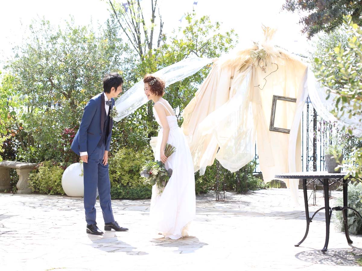 広島市の結婚式場リーベリアのカップル