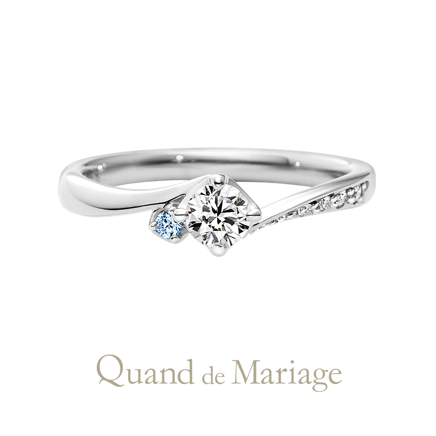QuanddeMariageのクワンドゥマリアージュの婚約指輪でEngagementringでエンゲージリングのDouxbriseのドゥブリーズ