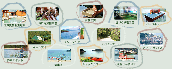 仙酔島観光スポット