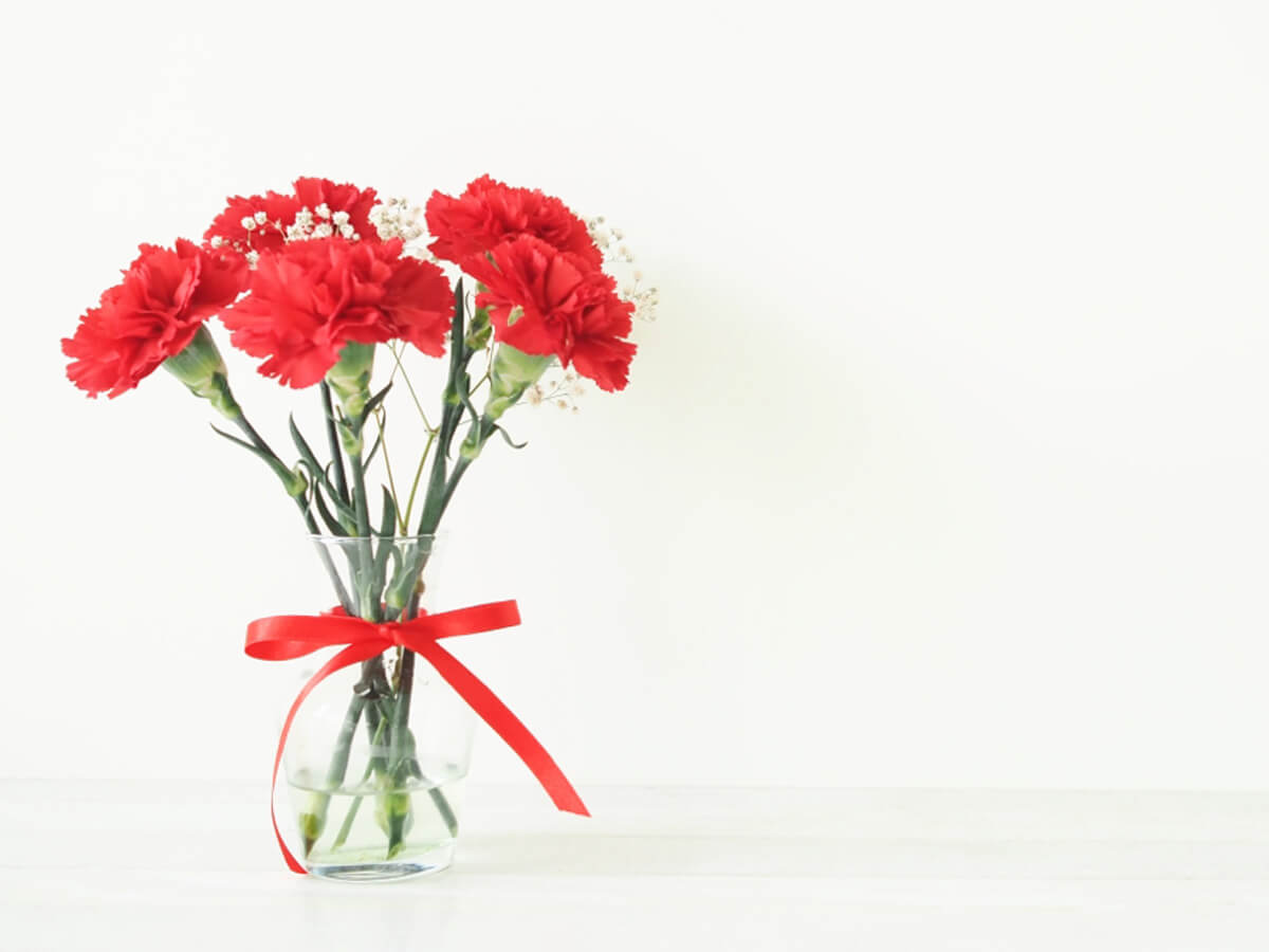 カーネーションの花束