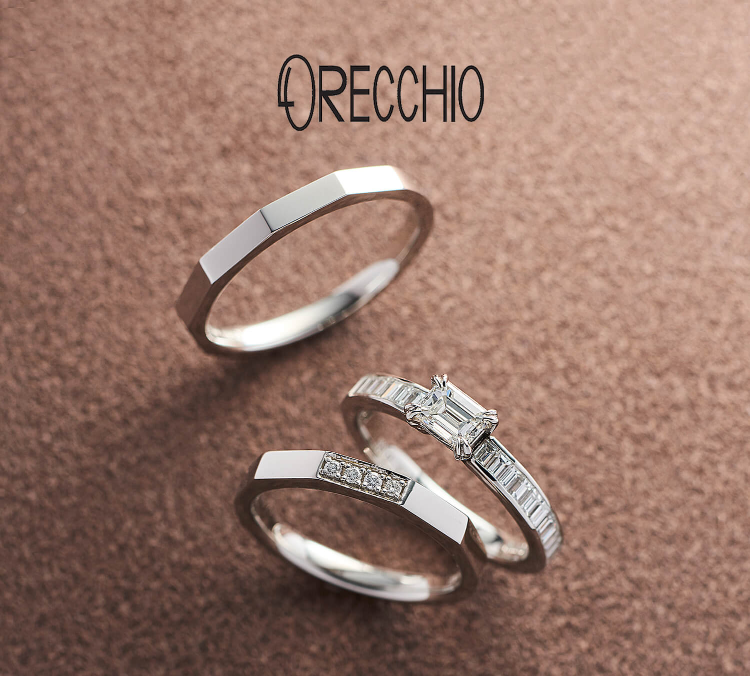 ORECCHIOオレッキオの婚約指輪と結婚指輪