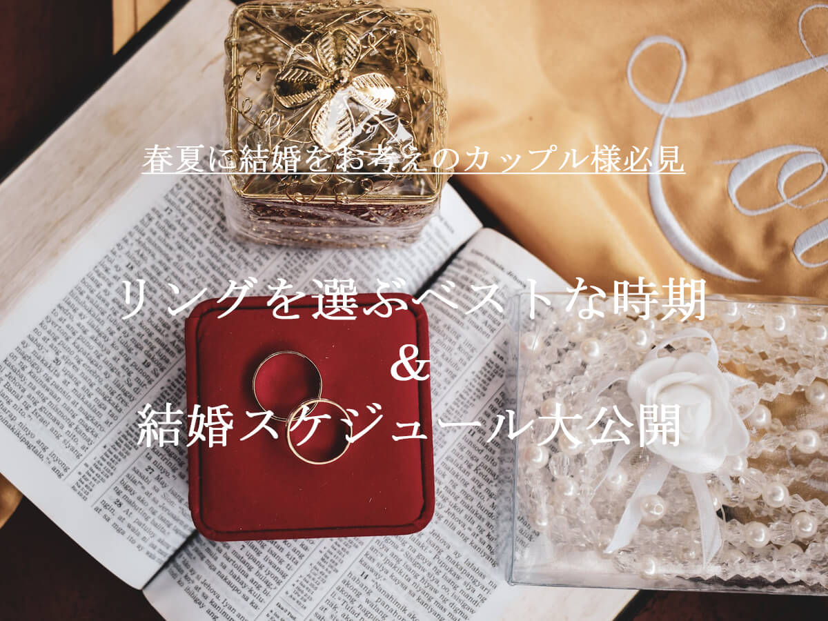 結婚指輪と小物