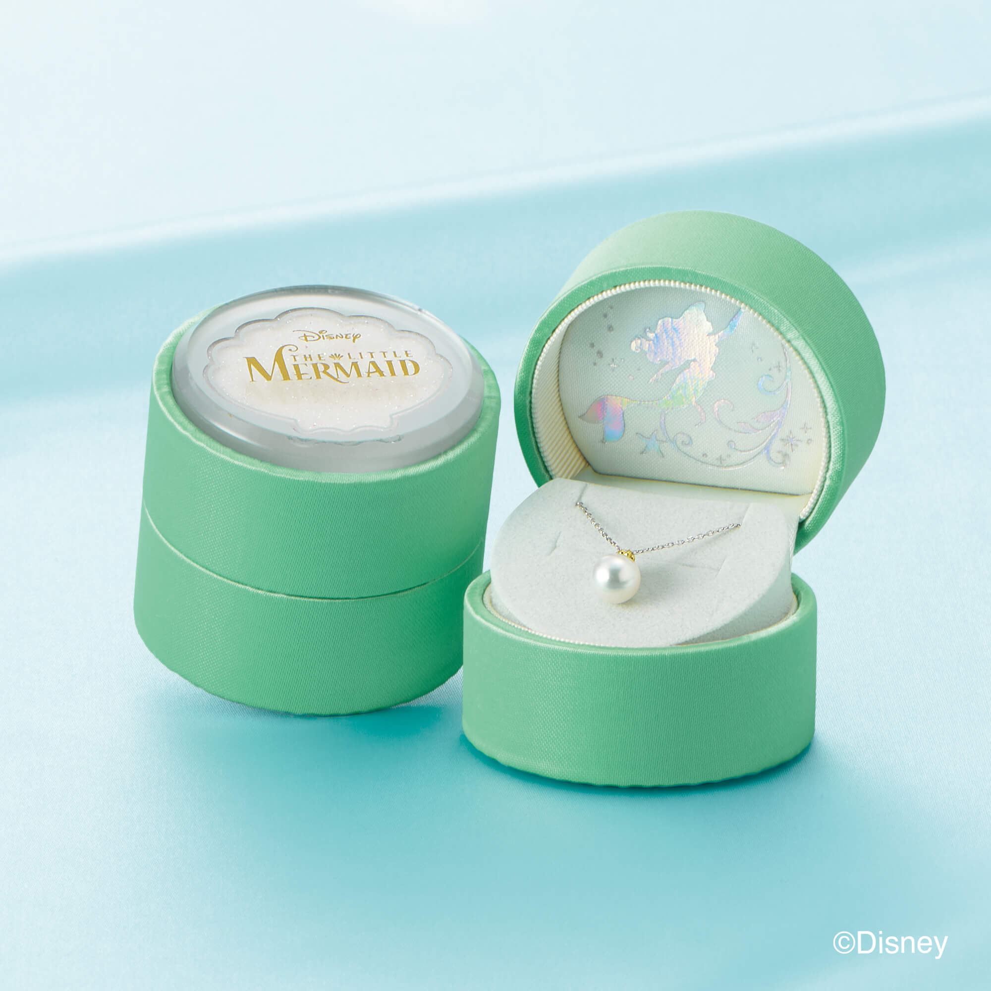 DisneyTHELITTLEMERMAIDディズニーリトルマーメイドの婚約ネックレスエンゲージネックレスEngagementnecklaceのJeweloftheSeaジュエルオブザシーのネックレスケース