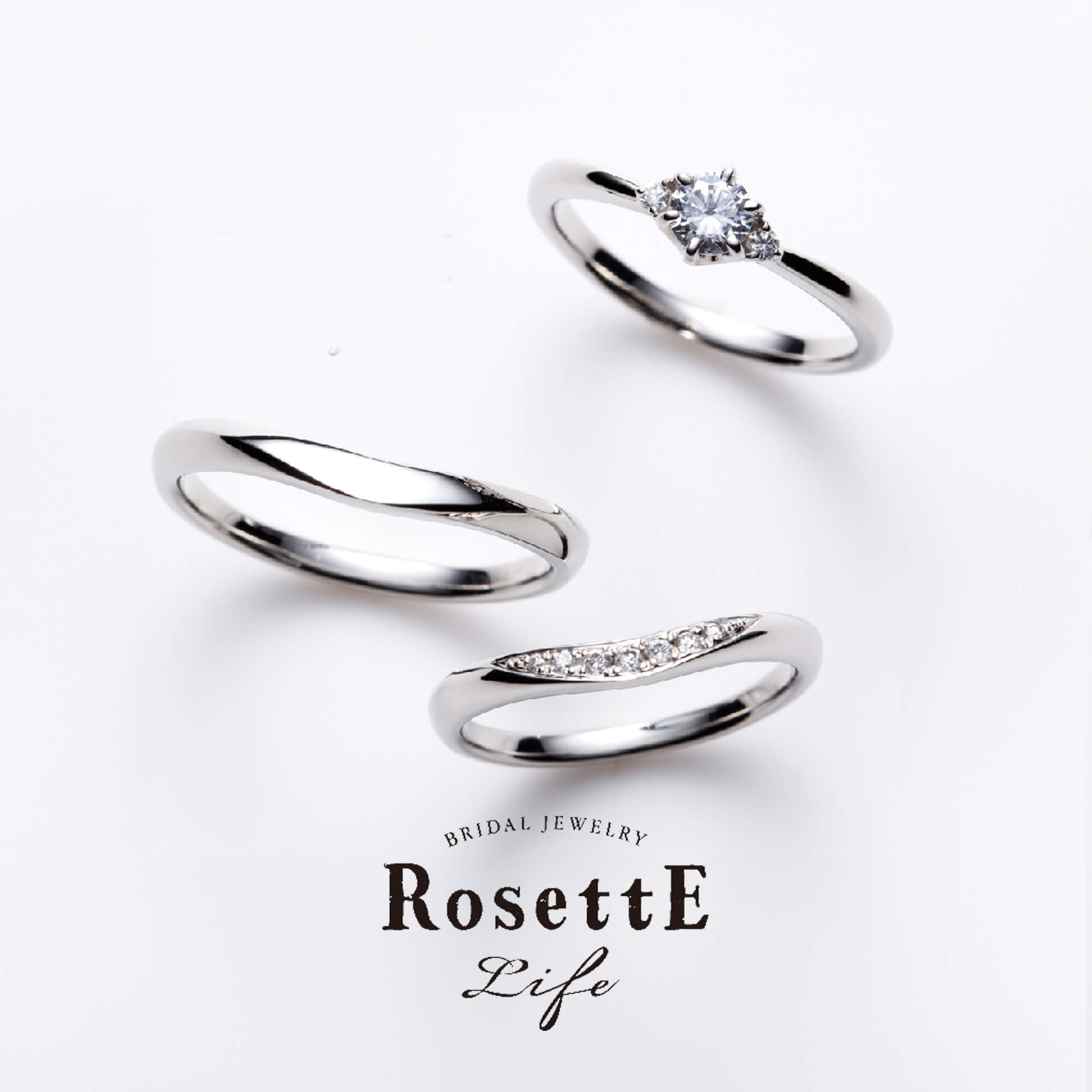 RosettELifeロゼットライフの婚約指輪と婚約指輪のセットリングRomanロマン