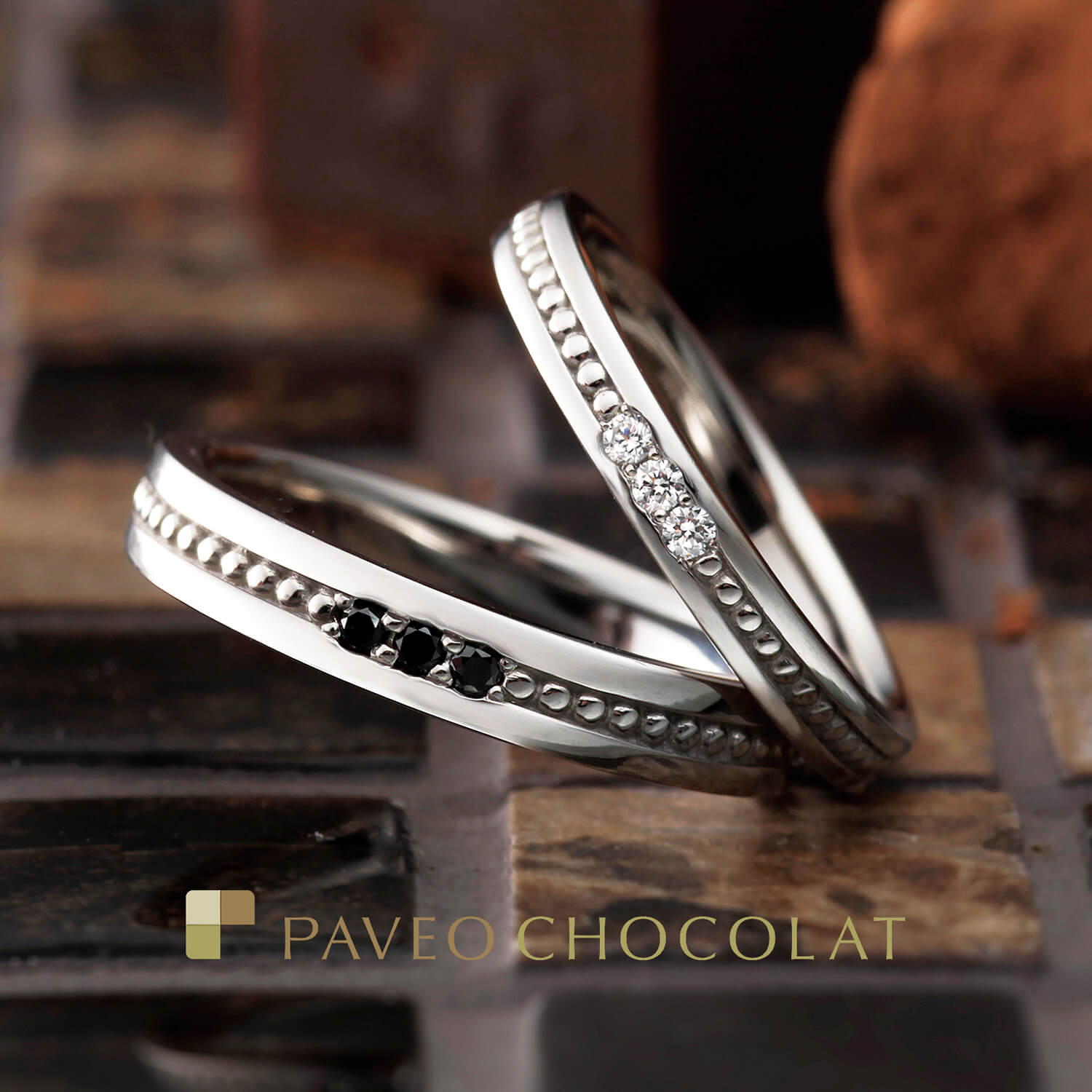 PAVEOCHOCOLATパヴェオショコラの結婚指輪BLANCHEブランシェ