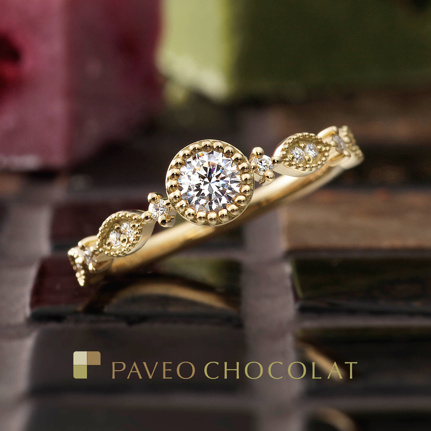 PAVEOCHOCOLATパヴェオショコラの婚約指輪JOIEジョワ