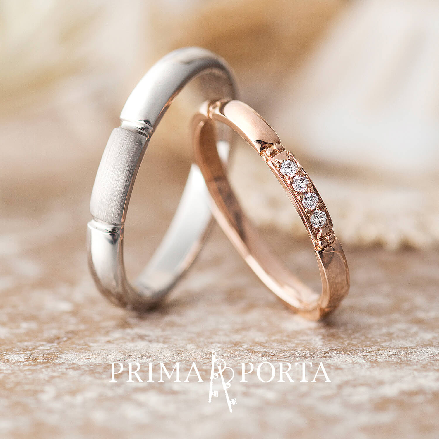 PRIMAPORTAプリマポルタの結婚指輪Plieプリエ