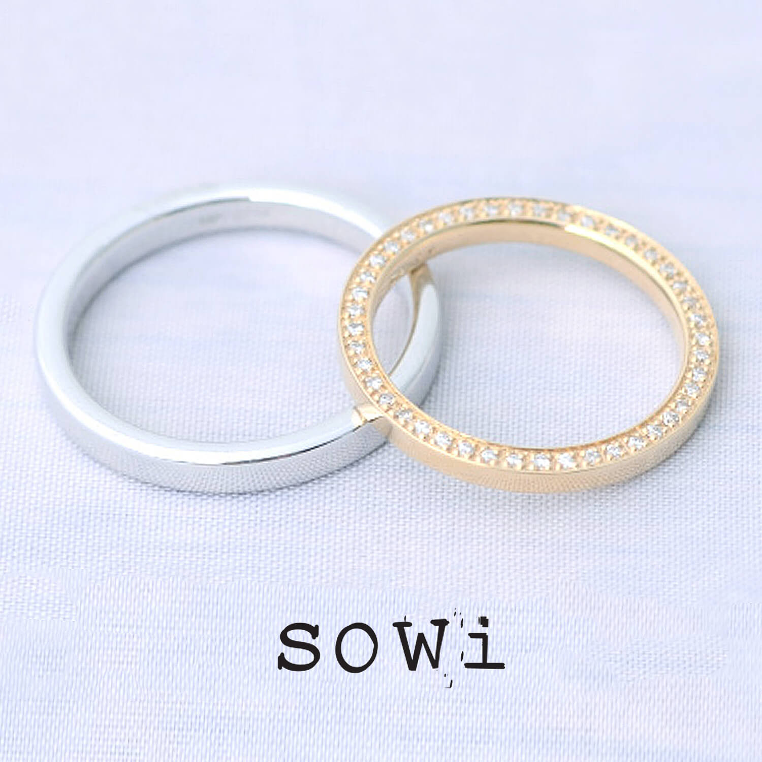 sowiソーイの結婚指輪さらさら