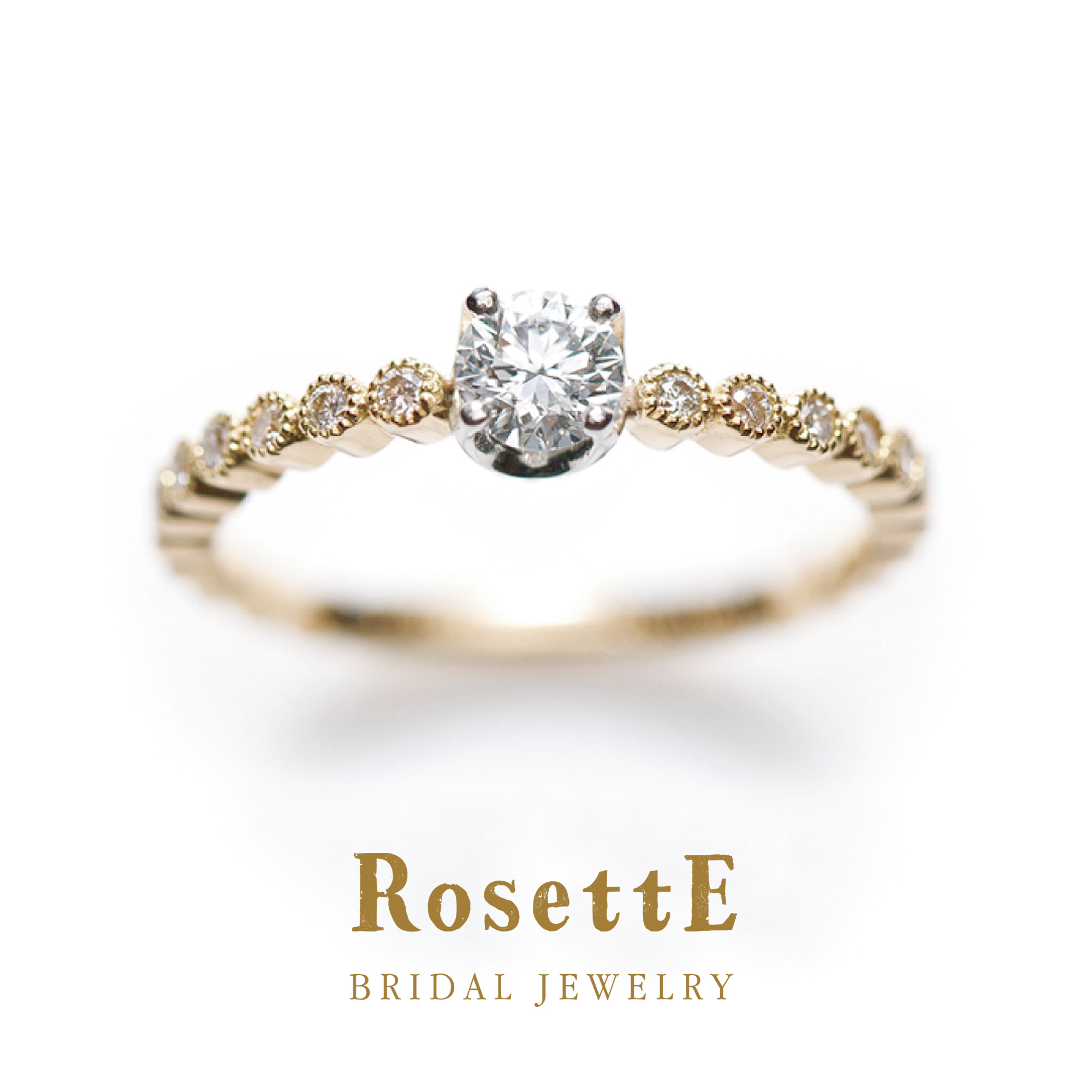 RosettEロゼットの婚約指輪でエンゲージリングのDEWDROPしずく