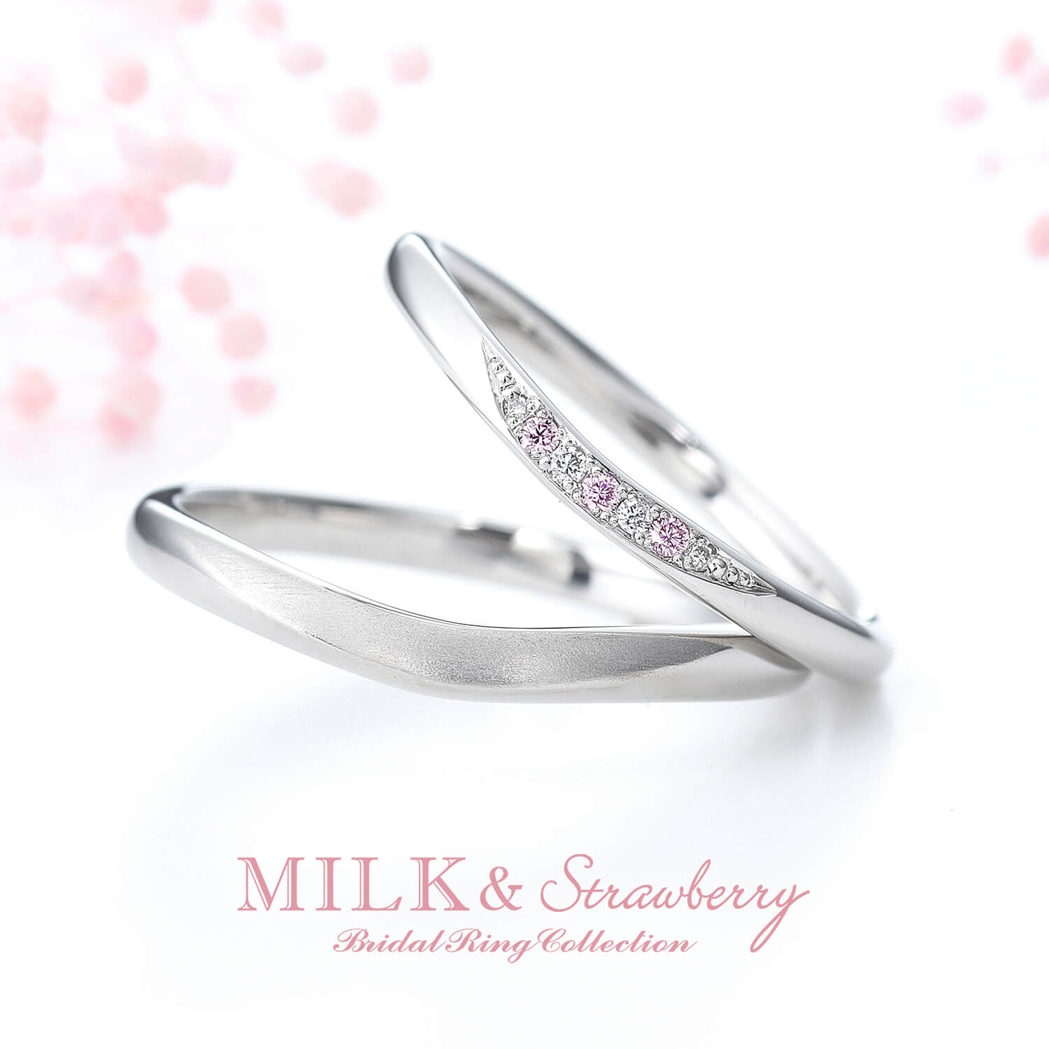 MILK＆Strawberryミルク＆ストロベリーの結婚指輪ESTELAエステラ