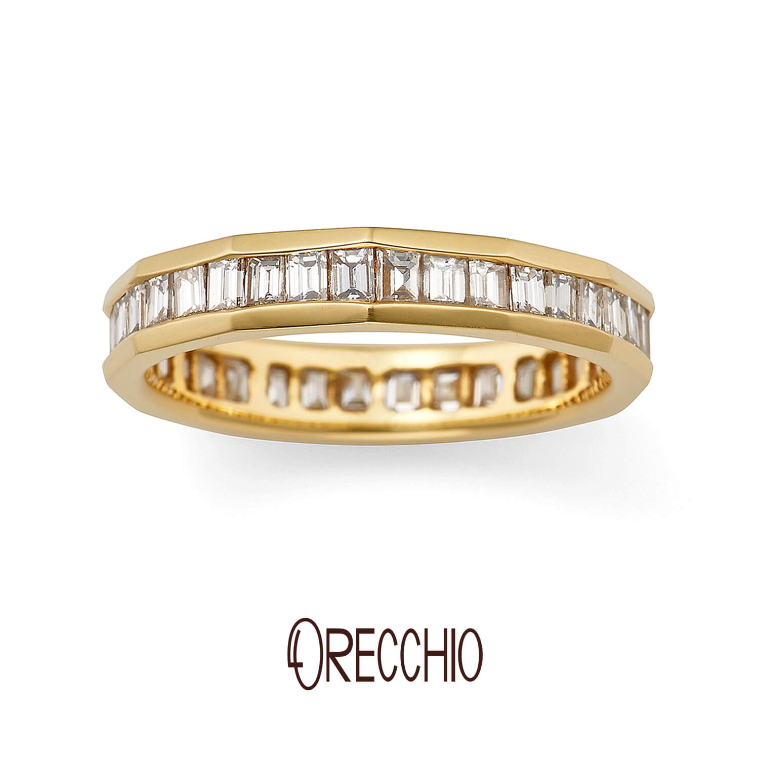 ORECCHIOオレッキオの婚約指輪と結婚指輪EternityringエタニティリングMT-3001F