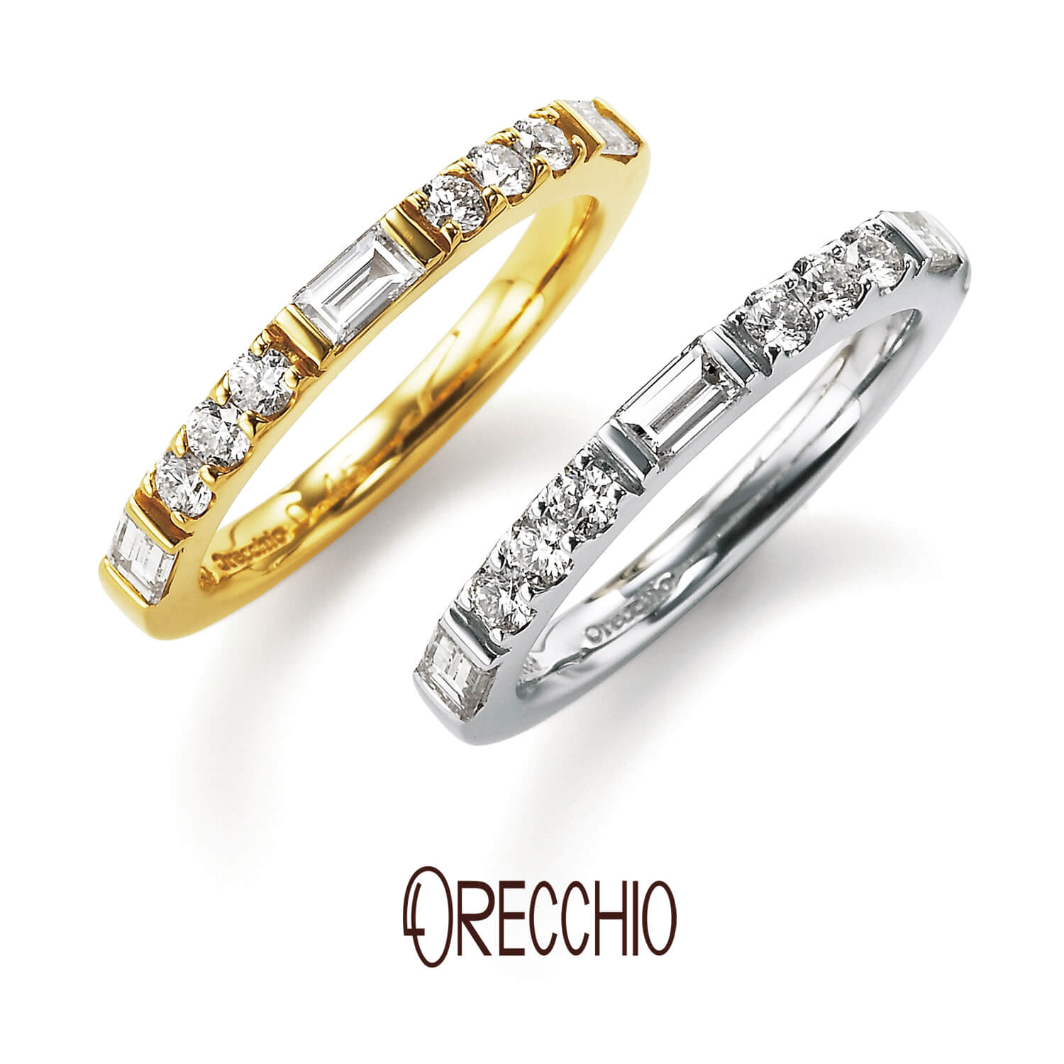 ORECCHIOオレッキオの婚約指輪と結婚指輪EternityringエタニティリングST-3101H