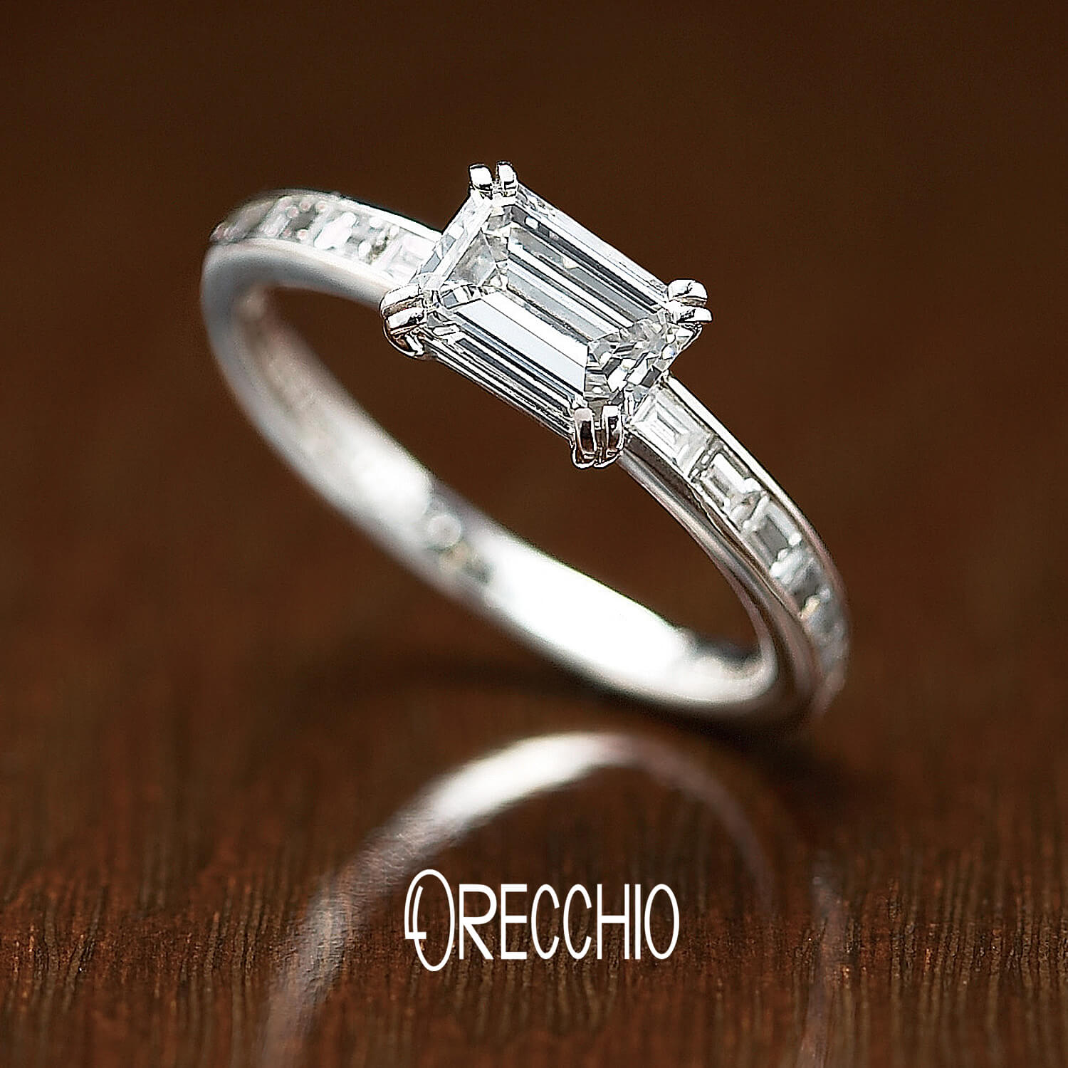 ORECCHIOオレッキオの婚約指輪amanアマンAE-1303
