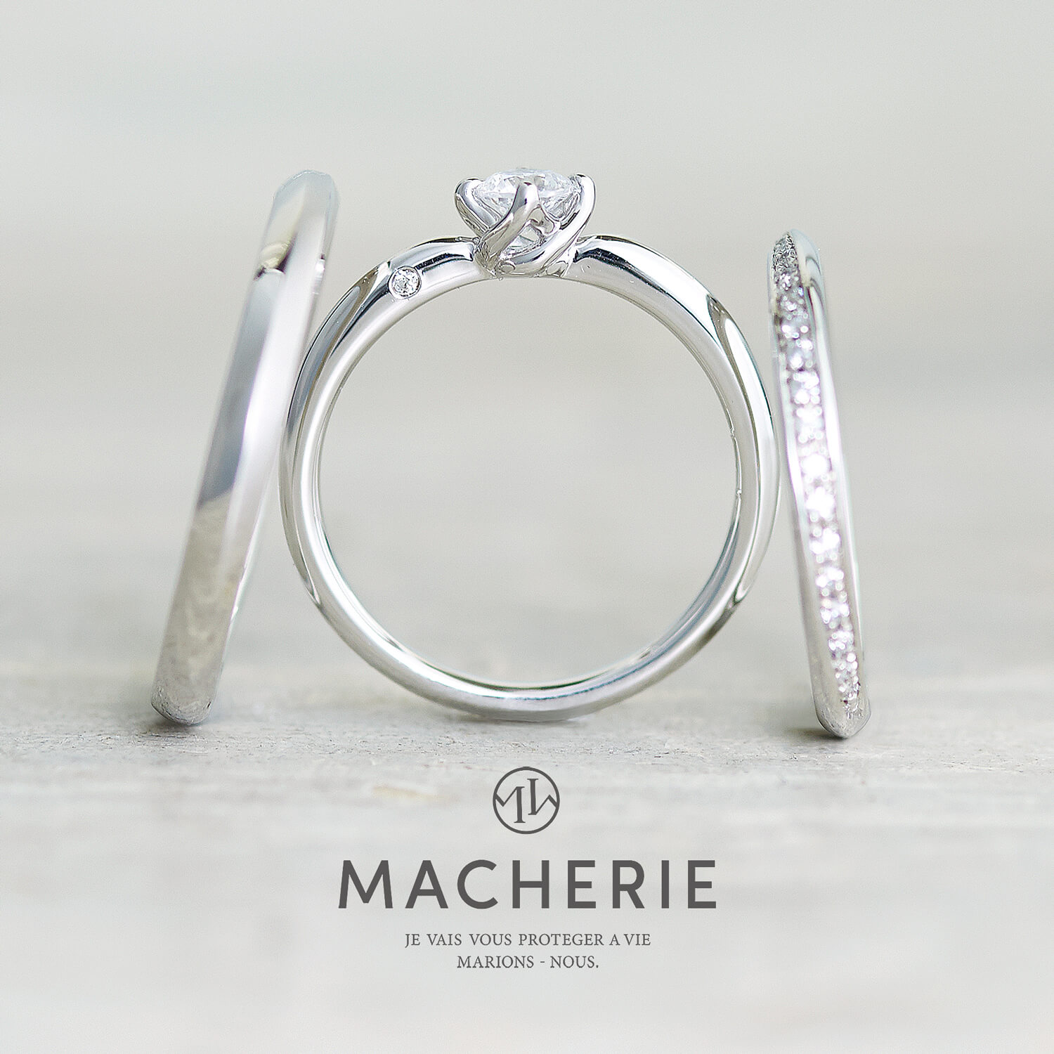 MACHERIEマシェリの婚約指輪と結婚指輪citaシータ