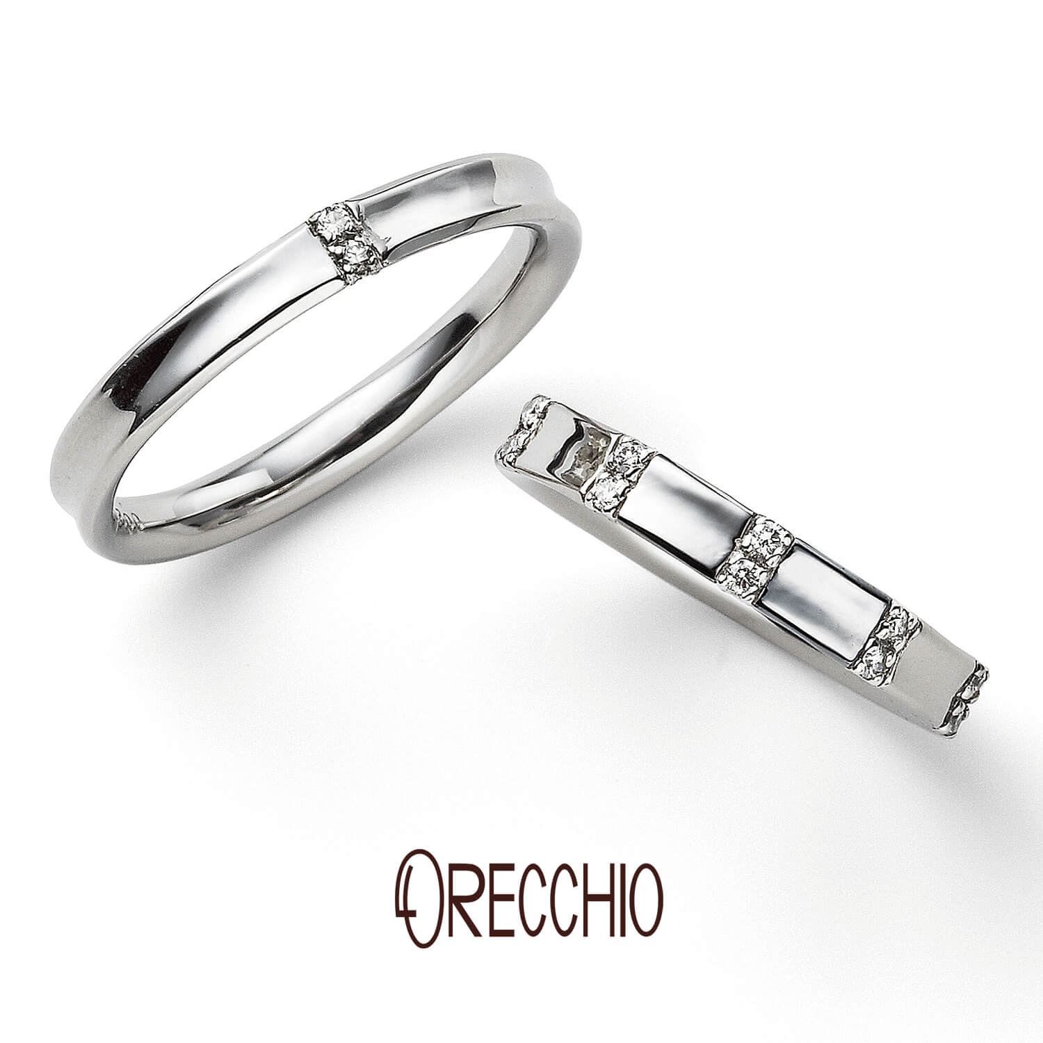 ORECCHIOオレッキオの結婚指輪monacoモナコMM-2008とMM-2007