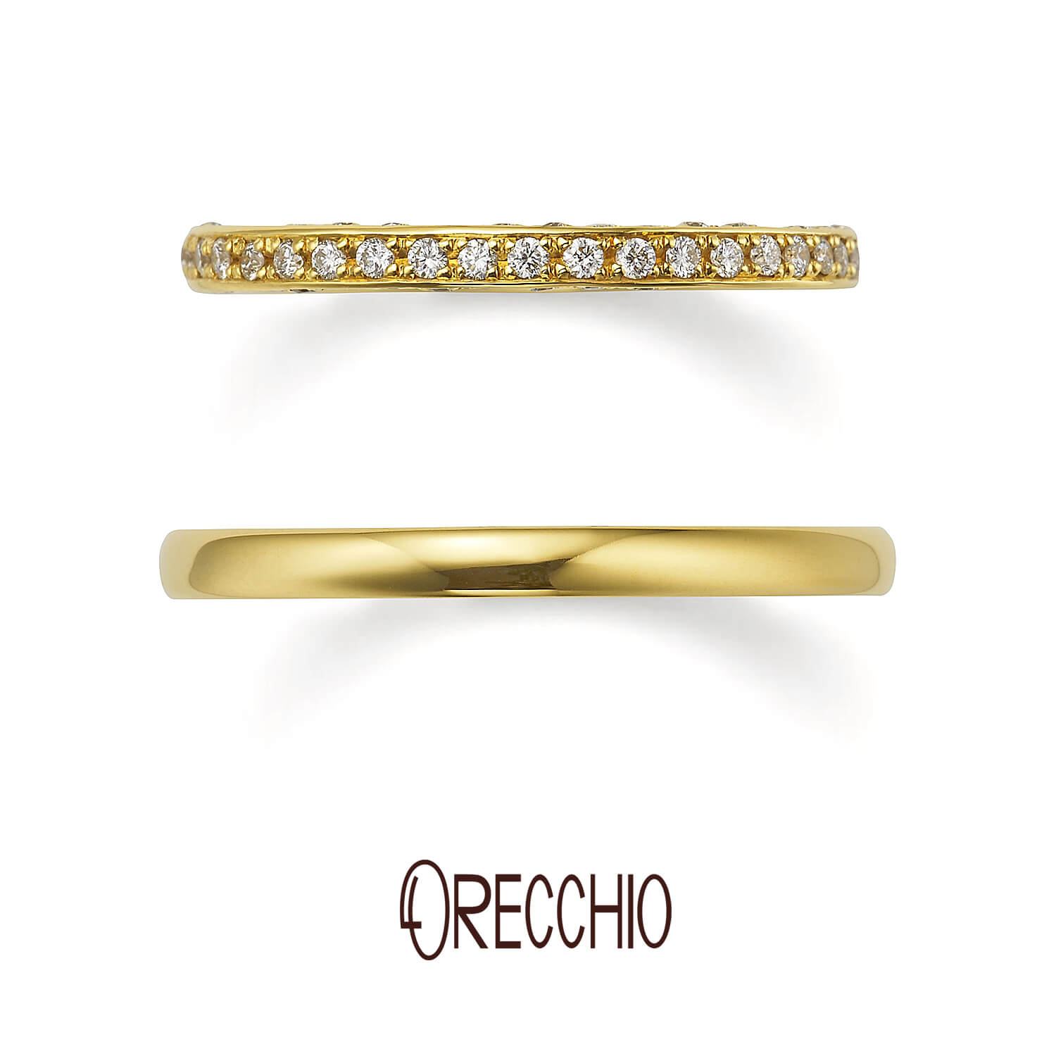 ORECCHIOオレッキオの結婚指輪pipiピピPM-2402とPM-2401
