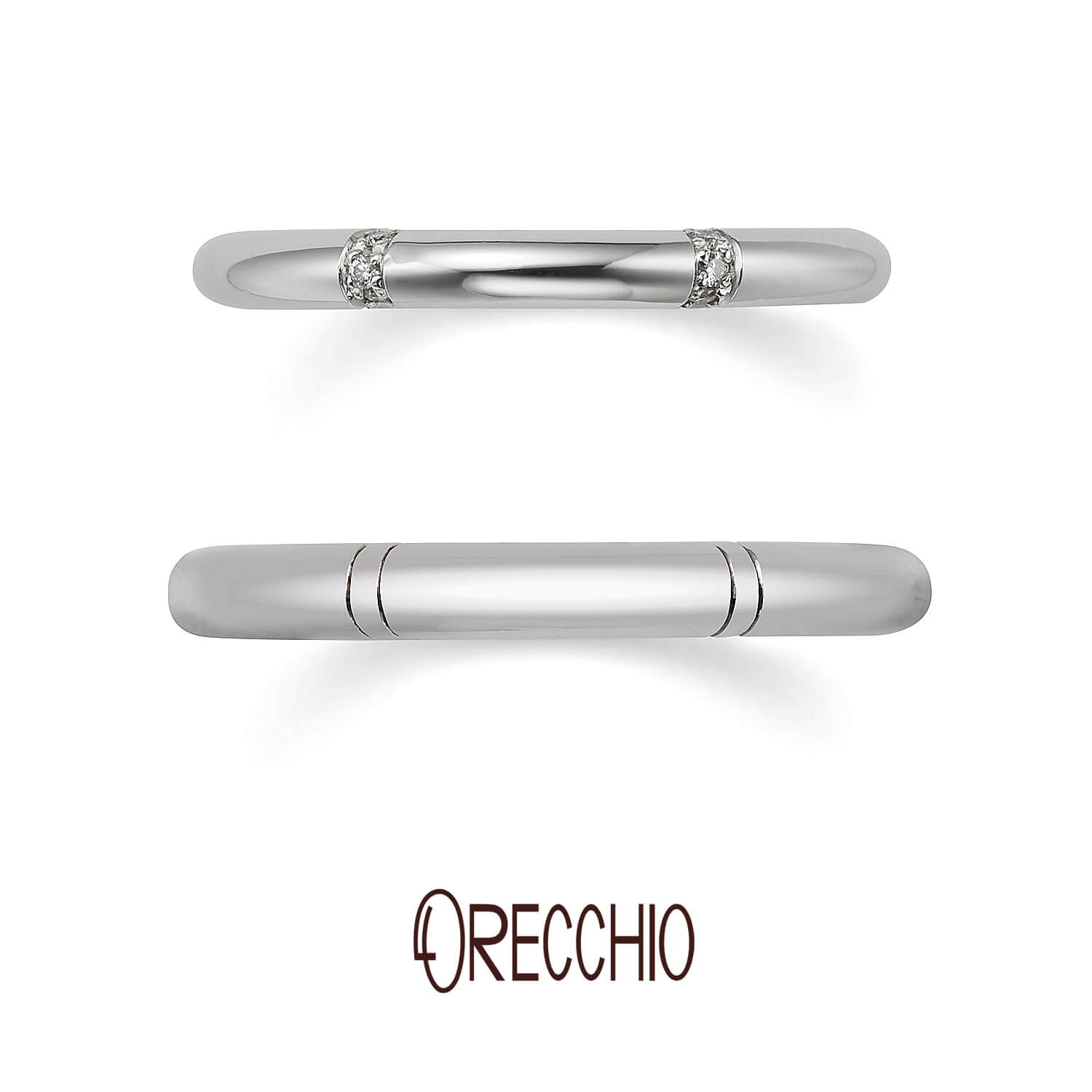 ORECCHIOオレッキオの結婚指輪pipiピピPM-2410とPM-2409