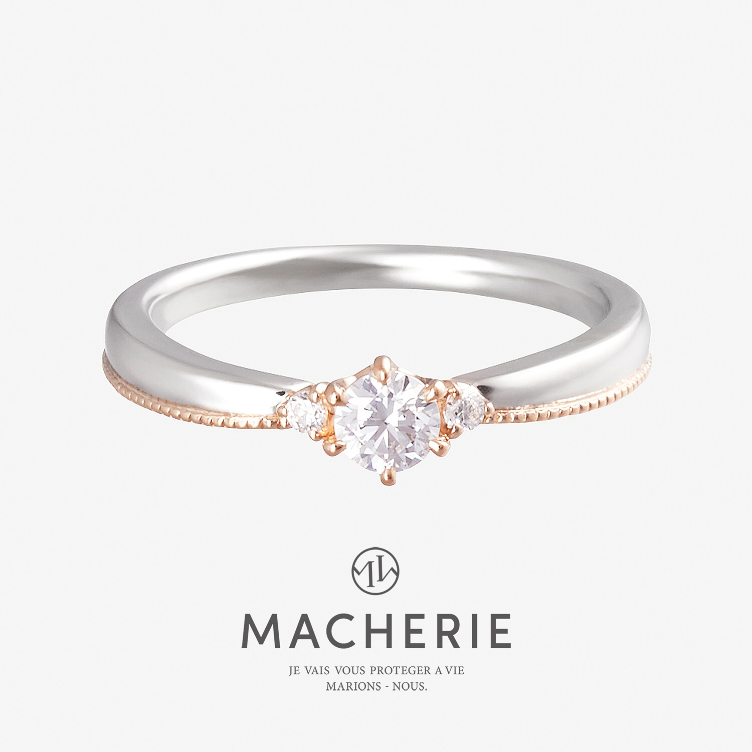 MACHERIEマシェリの婚約指輪portebonheurポルトボヌール