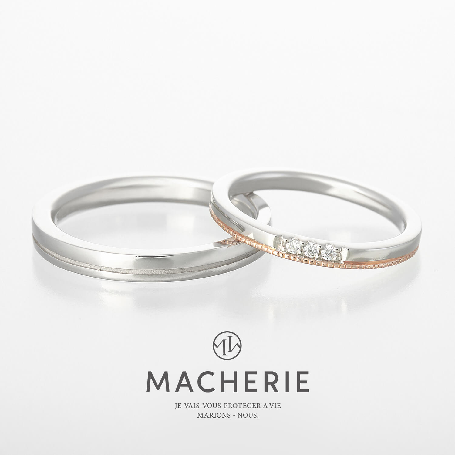 MACHERIEマシェリの結婚指輪portebonheurポルトボヌール