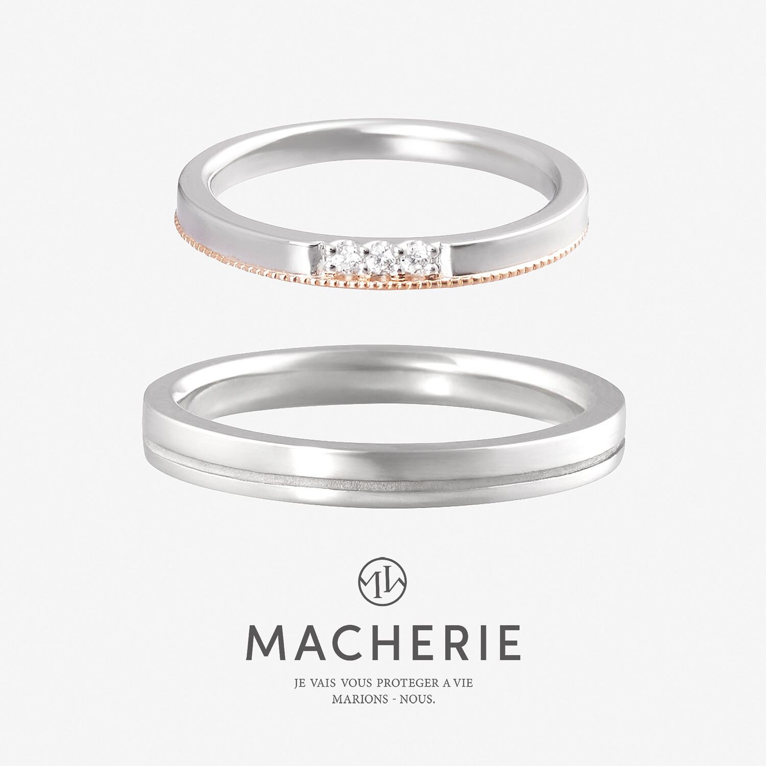 MACHERIEマシェリの結婚指輪portebonheurポルトボヌール