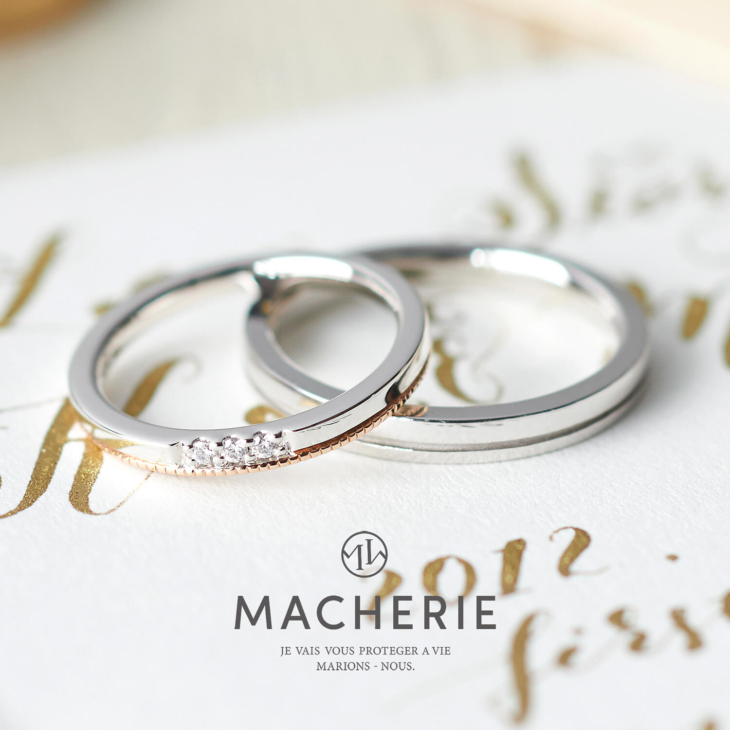 MACHERIEマシェリの結婚指輪portebonheurポルトボヌール