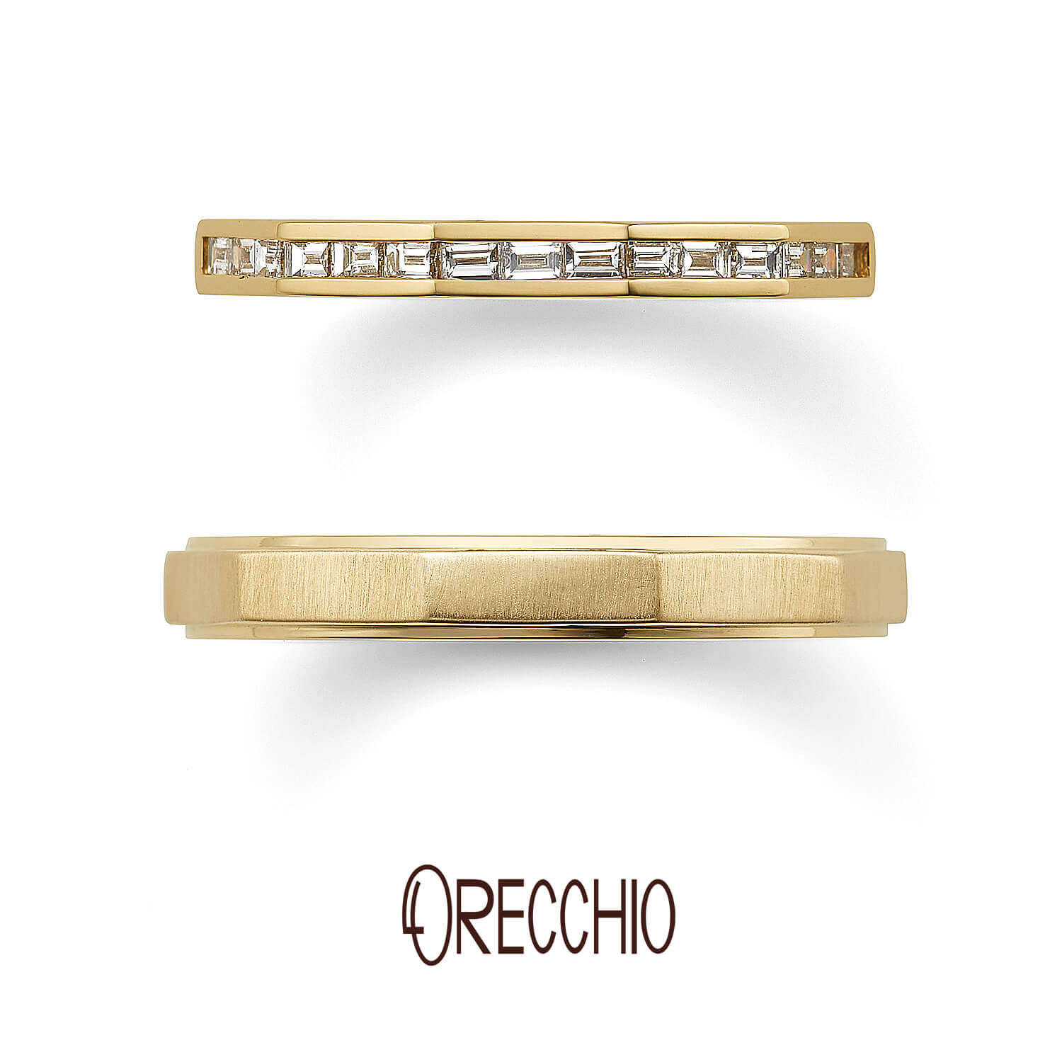ORECCHIOオレッキオの結婚指輪safariサファリFM-2222とFM-2221