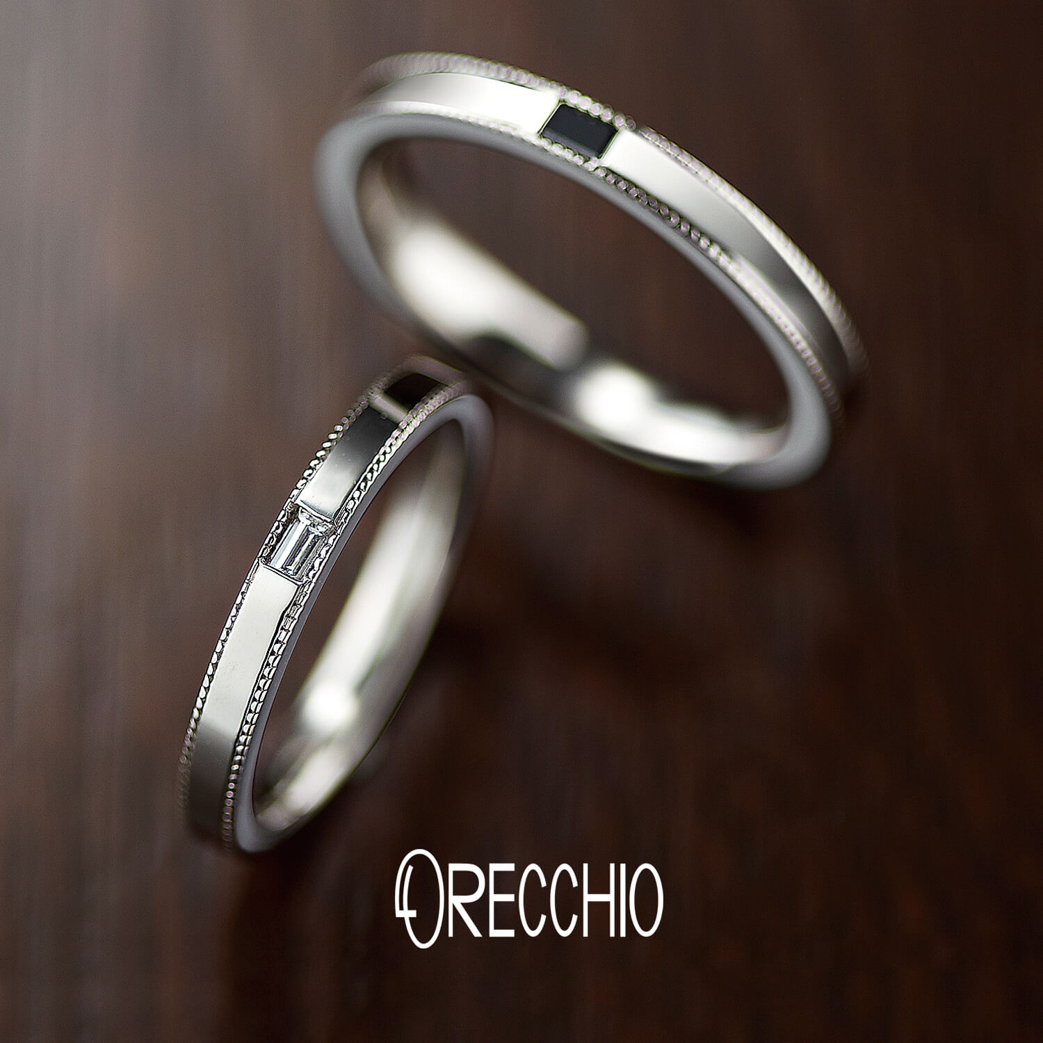 ORECCHIOオレッキオの結婚指輪safariサファリFM-2216とFM-2215