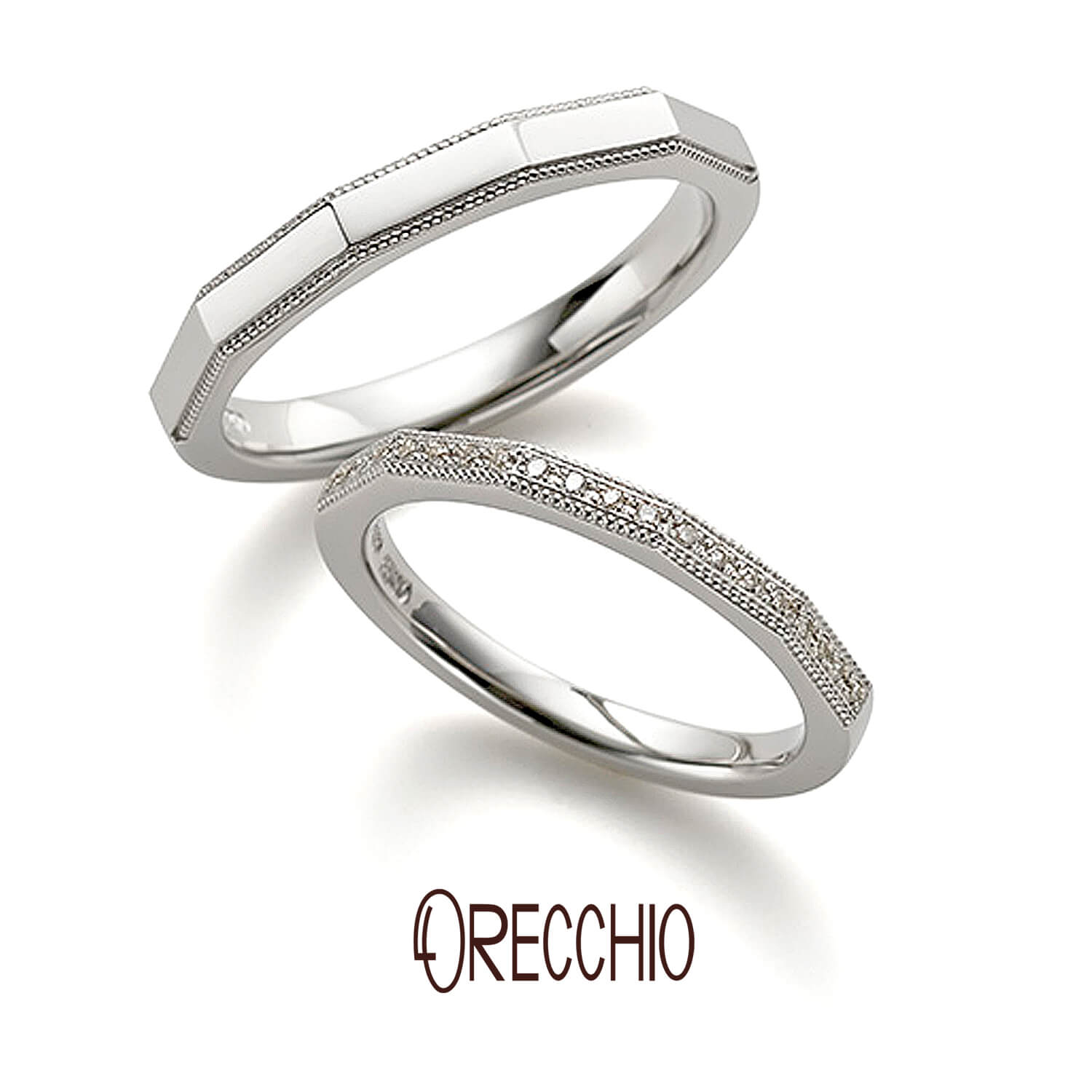 ORECCHIOオレッキオの結婚指輪safariサファリFM-2226とFM-2225