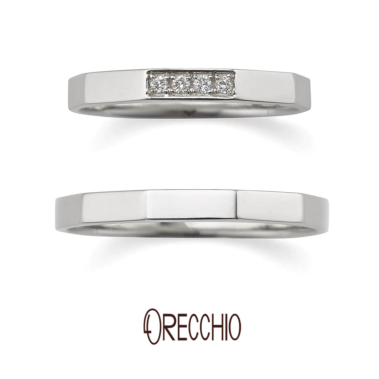 ORECCHIOオレッキオの結婚指輪safariサファリFM-2206とFM-2205