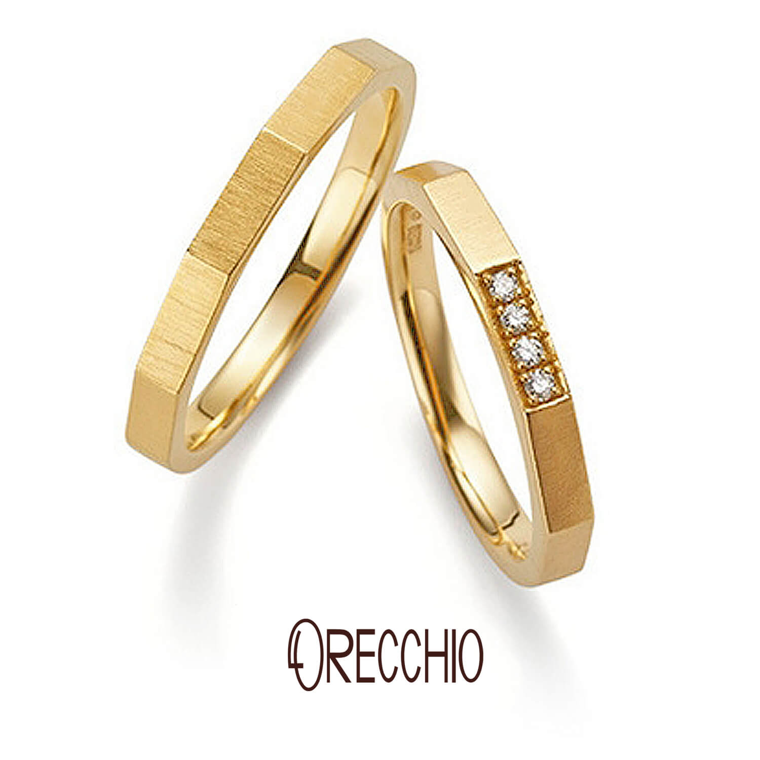 ORECCHIOオレッキオの結婚指輪safariサファリFM-2206とFM-2205