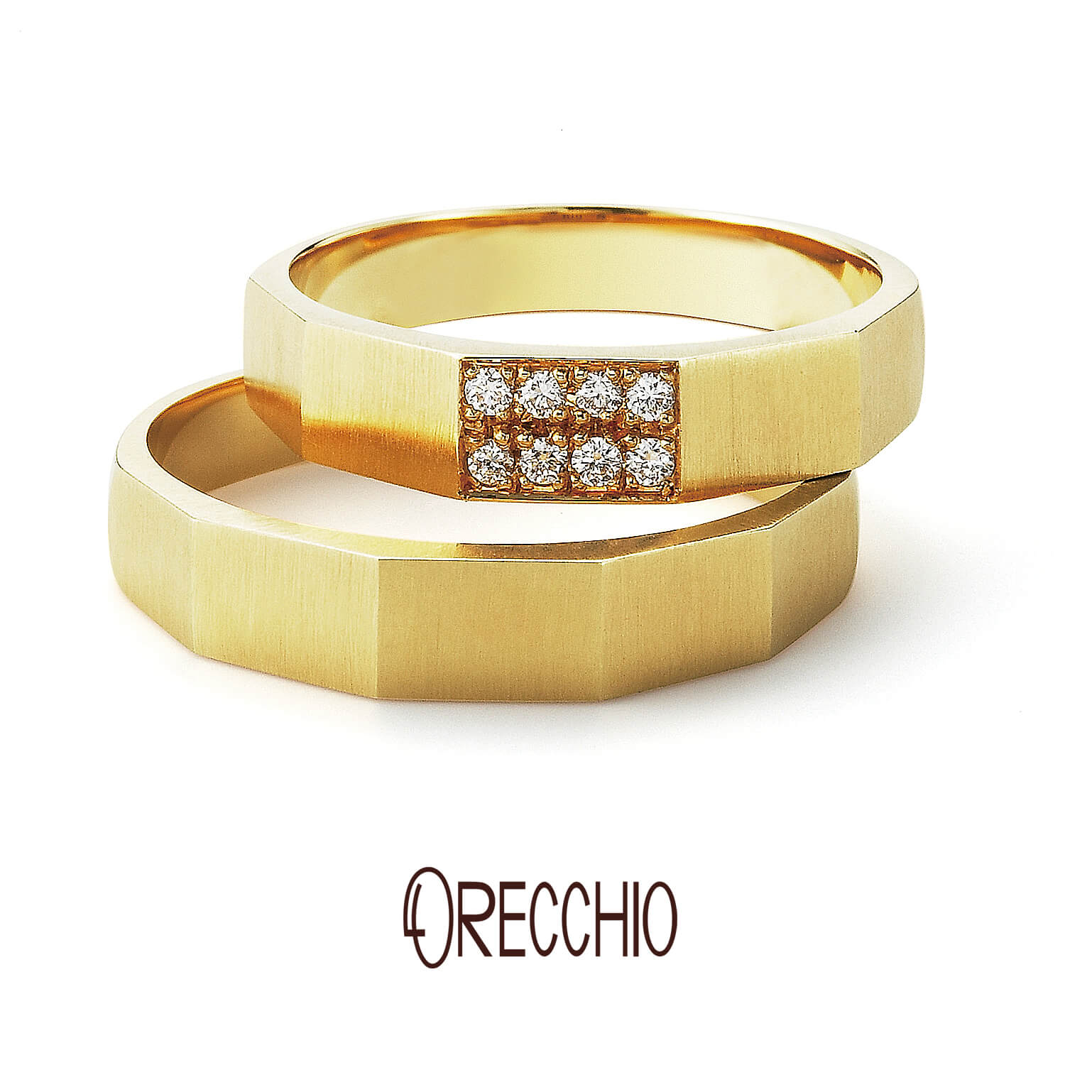 ORECCHIOオレッキオの結婚指輪safariサファリFM-2206とFM-2205
