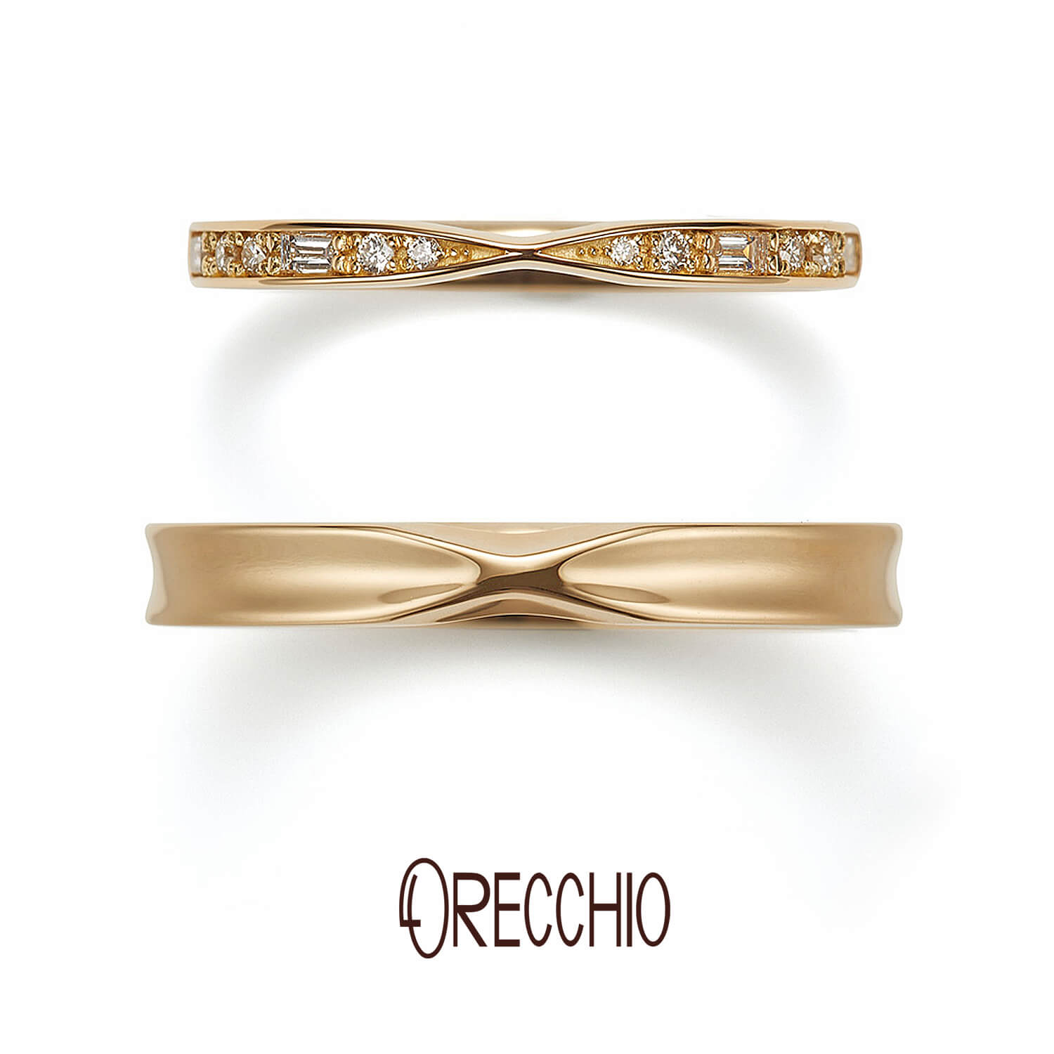 ORECCHIOオレッキオの結婚指輪sienaシエナSM-2119とSM-2118