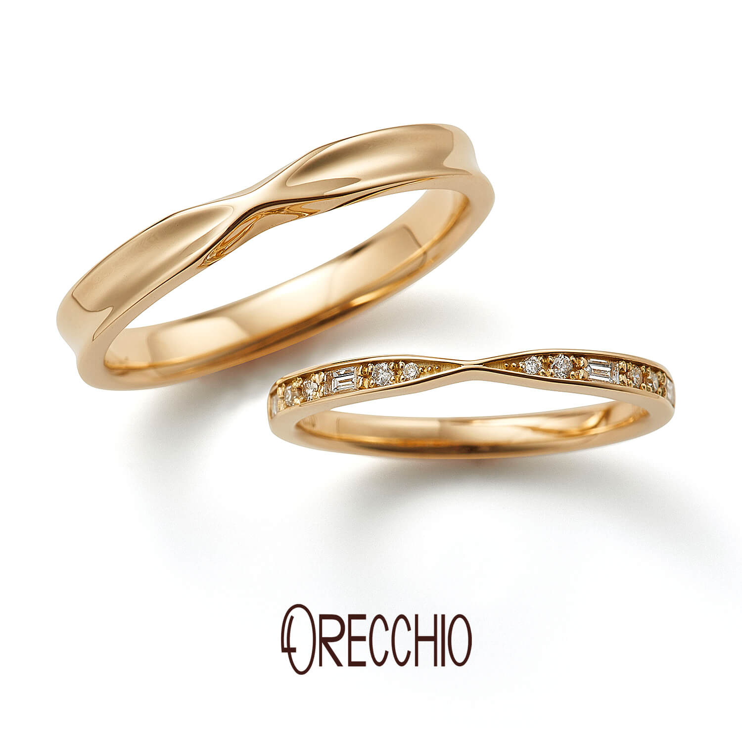 ORECCHIOオレッキオの結婚指輪sienaシエナSM-2119とSM-2118