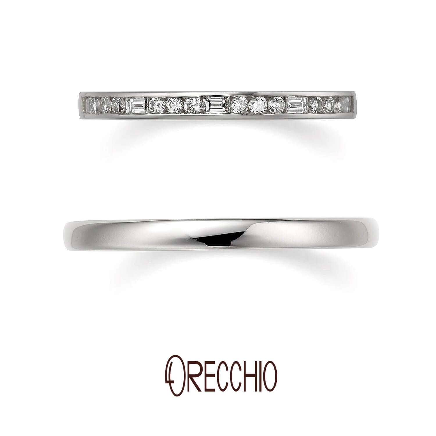 ORECCHIOオレッキオの結婚指輪sienaシエナSM-2111とPM-2401