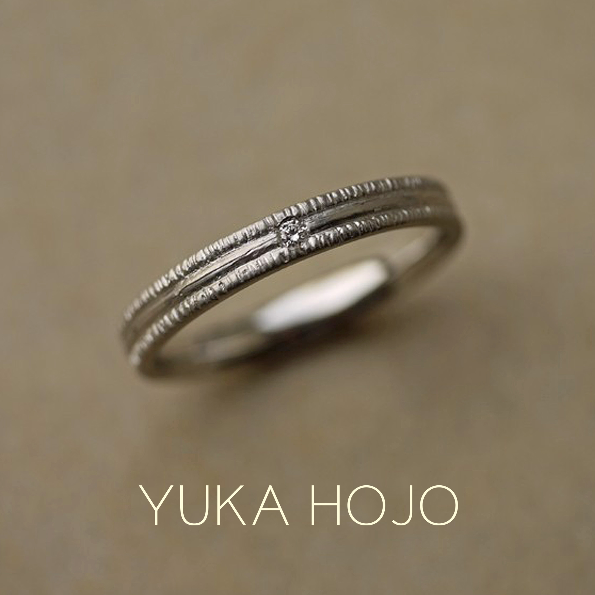 YUKA HOJOユカホウジョウの結婚指輪でマリッジリングのTouchタッチ・Diaダイヤ有り