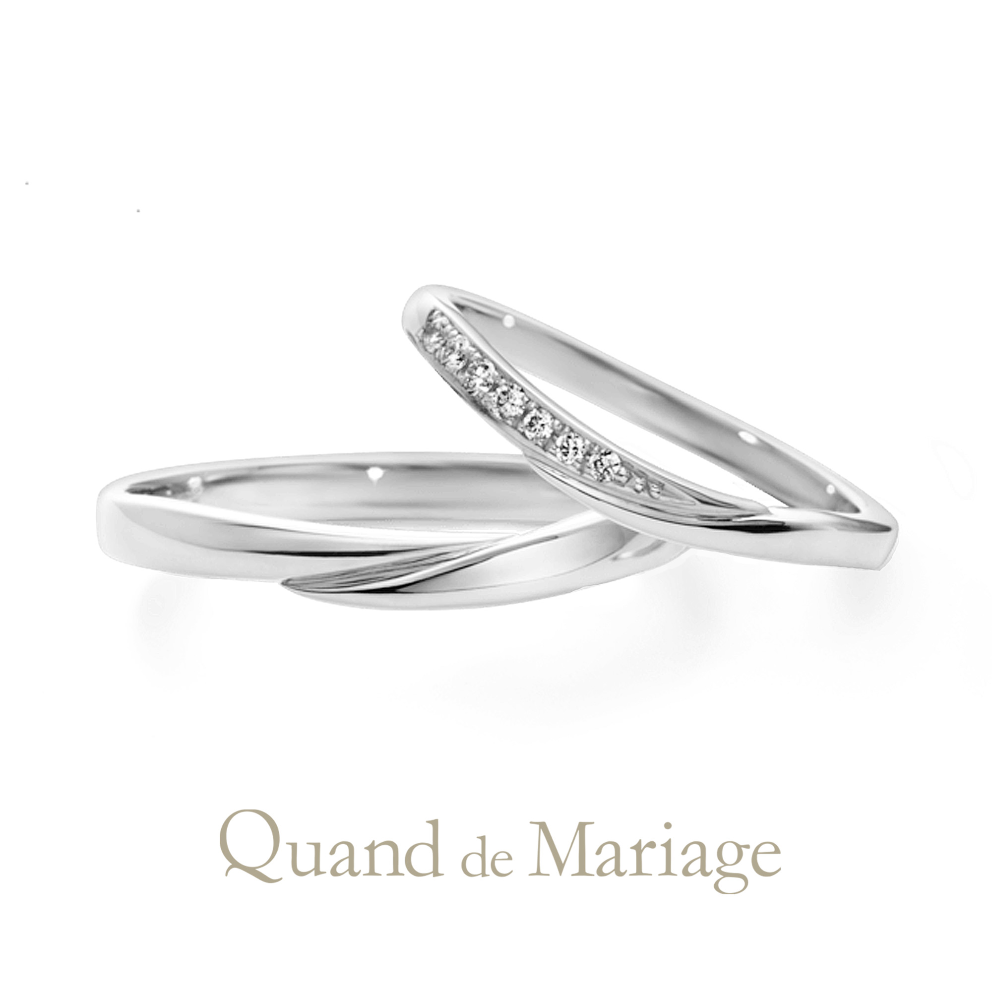 Quand de Mariageクワンドゥマリアージュの結婚指輪でマリッジリングのAngeアンジュ