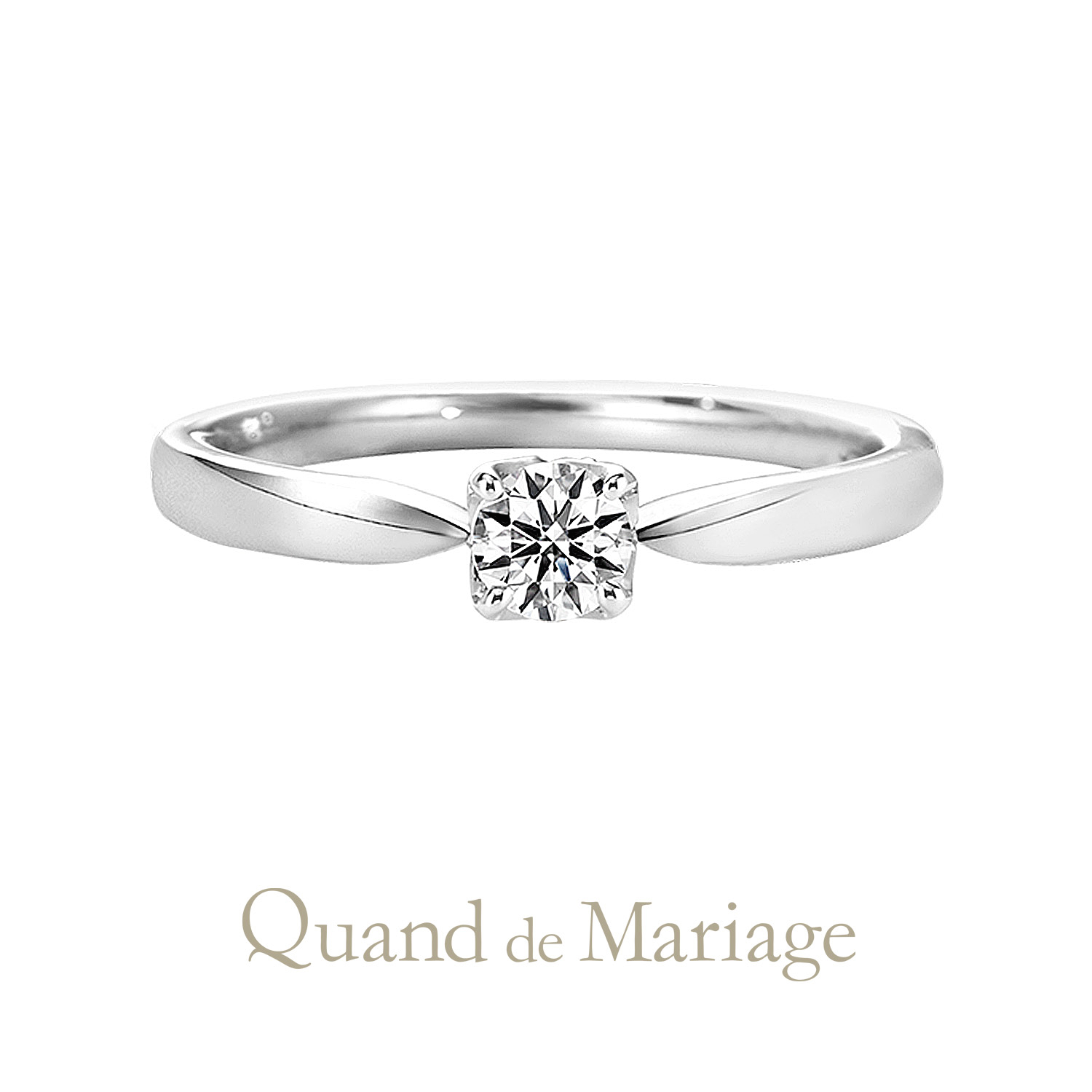 QuanddeMariageのクワンドゥマリアージュの婚約指輪でEngagementringでエンゲージリングのLatacheのラタシェ