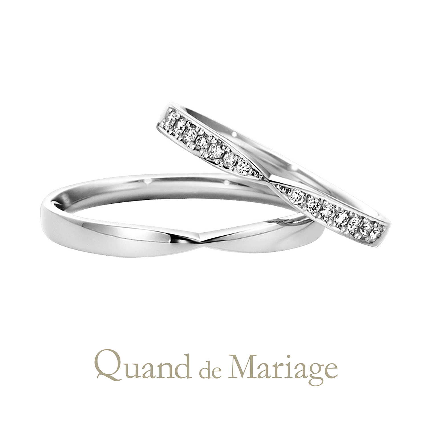 QuanddeMariageのクワンドゥマリアージュの結婚指輪でMarriageringでマリッジリングのLatacheのラタシェ
