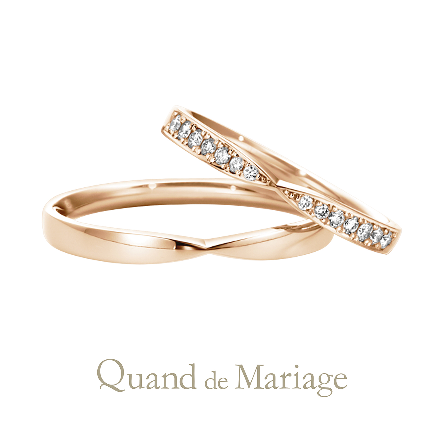 QuanddeMariageのクワンドゥマリアージュの結婚指輪でMarriageringでマリッジリングのLatacheのラタシェ